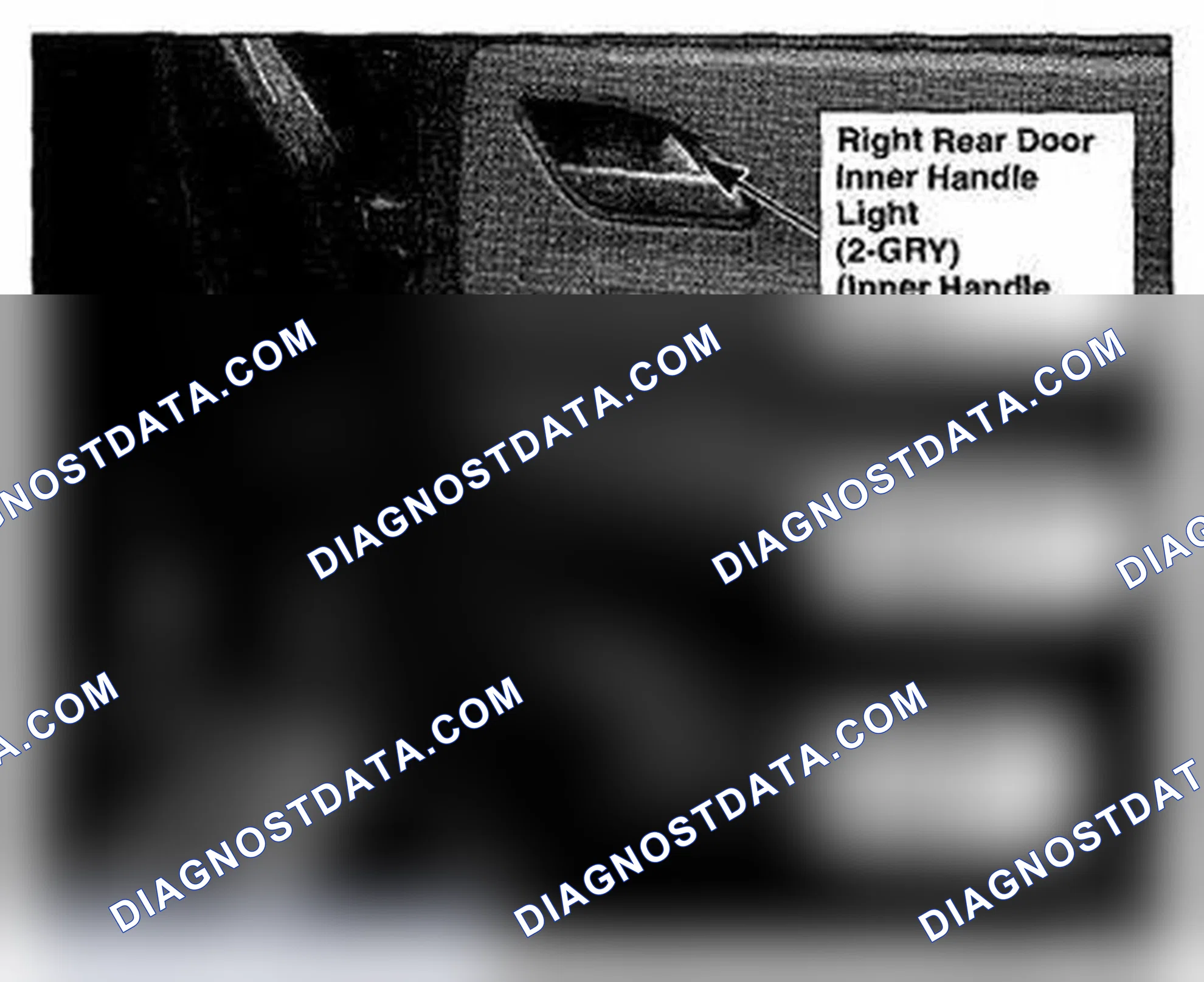 Scheme 599: Right Rear Door Component Location (Photo 194)
