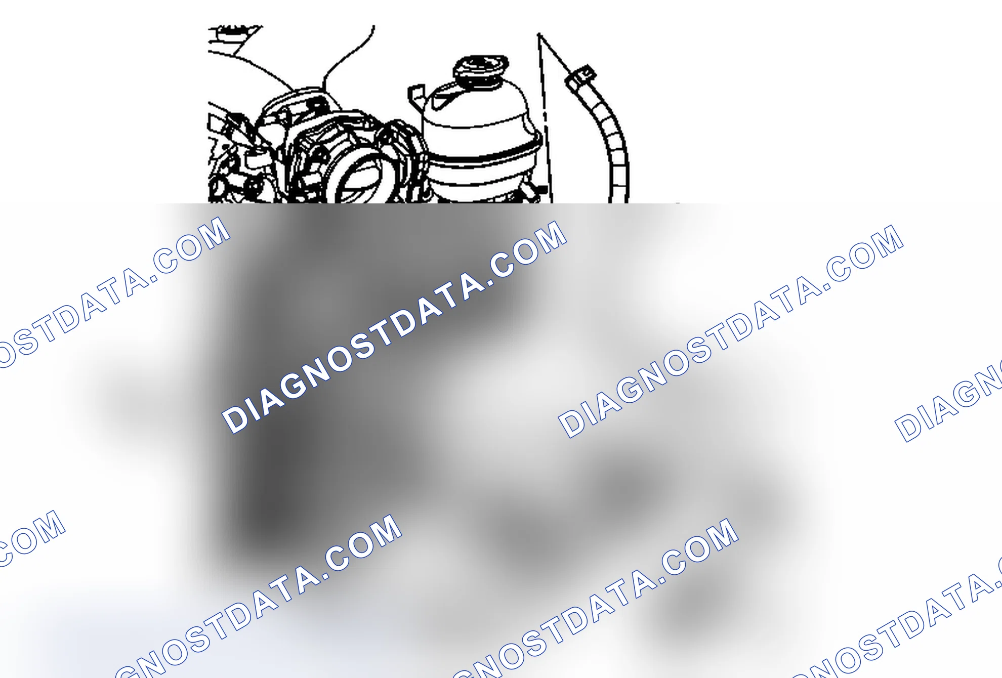 Scheme 10: Power Steering Fluid Reservoir Inlet Hose Replacement (V6)