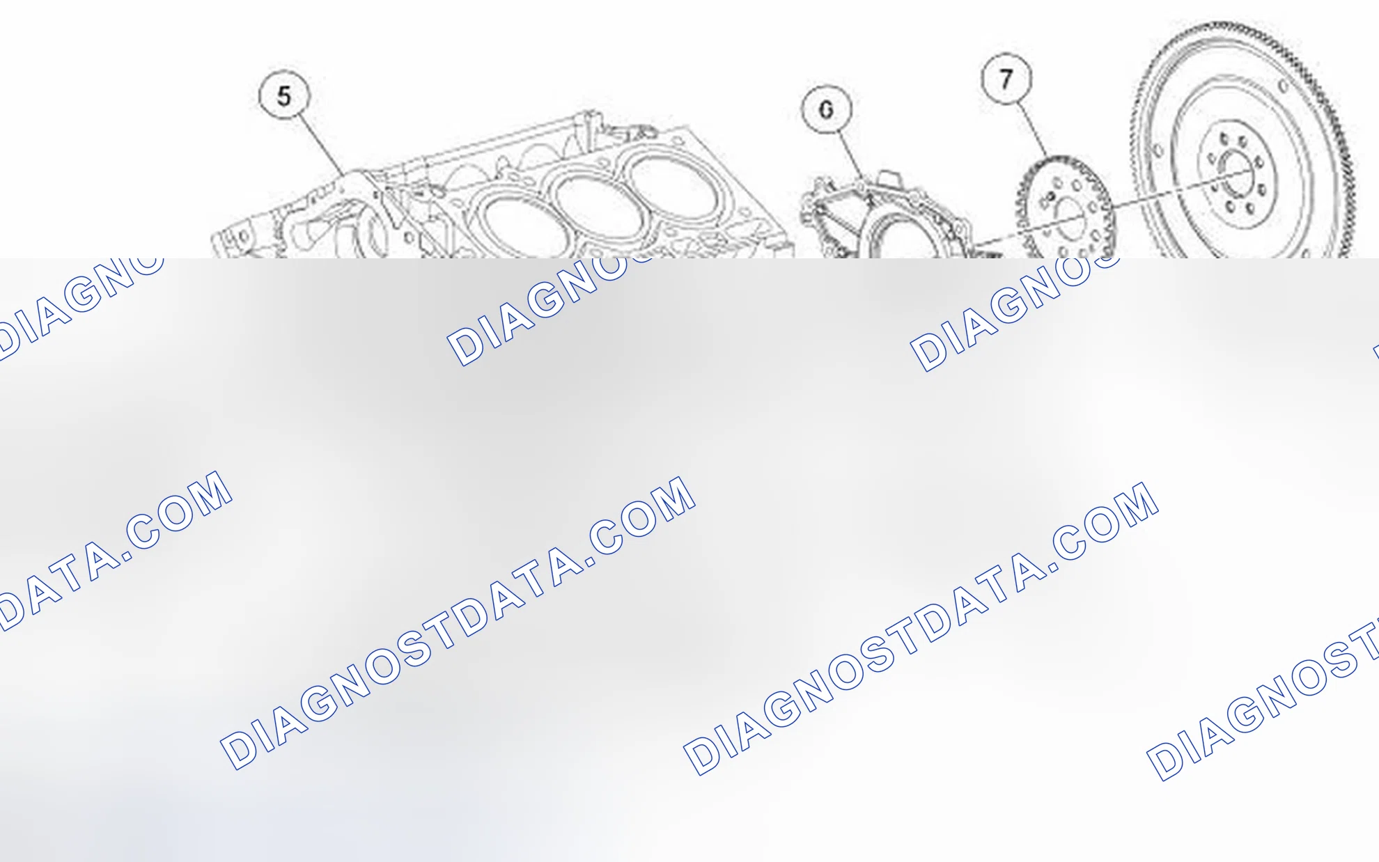 Scheme 575: Lower Engine Block (View 1)
