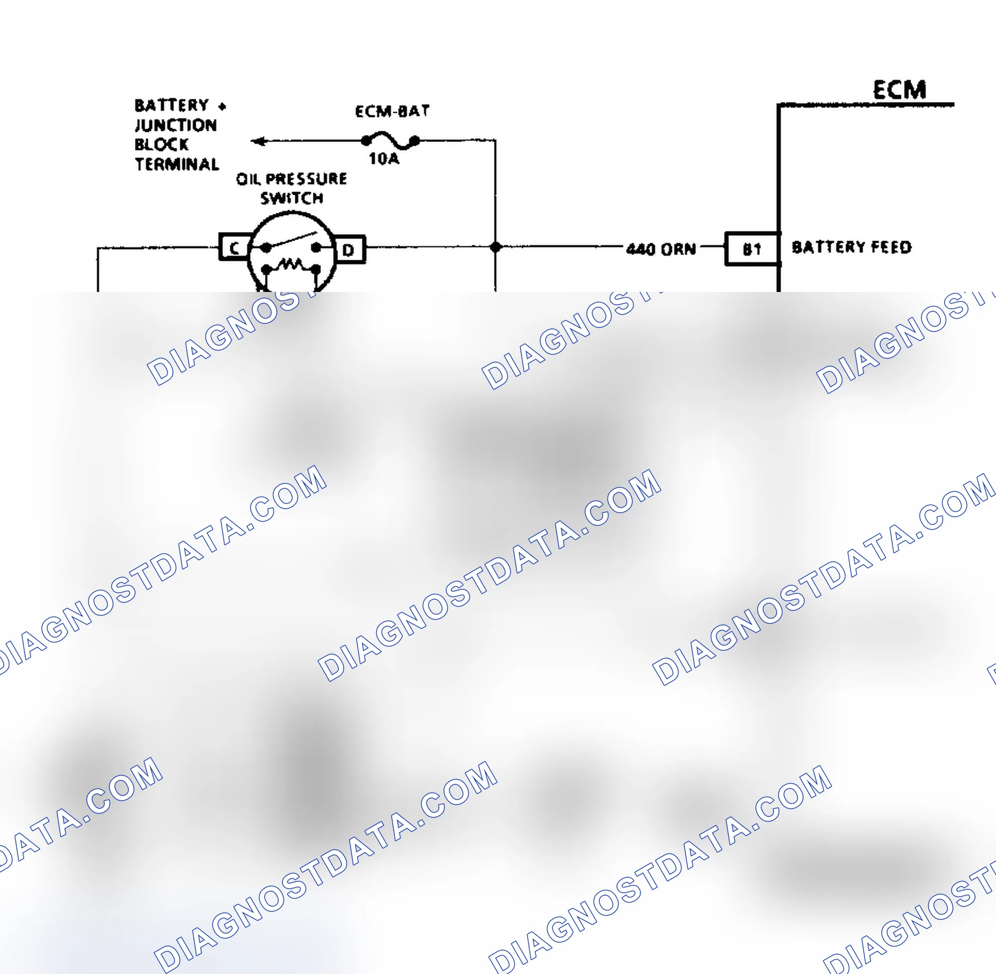 Scheme 141: Code 54 Schematic ("P" Series M/T) Fuel Pump Circuit