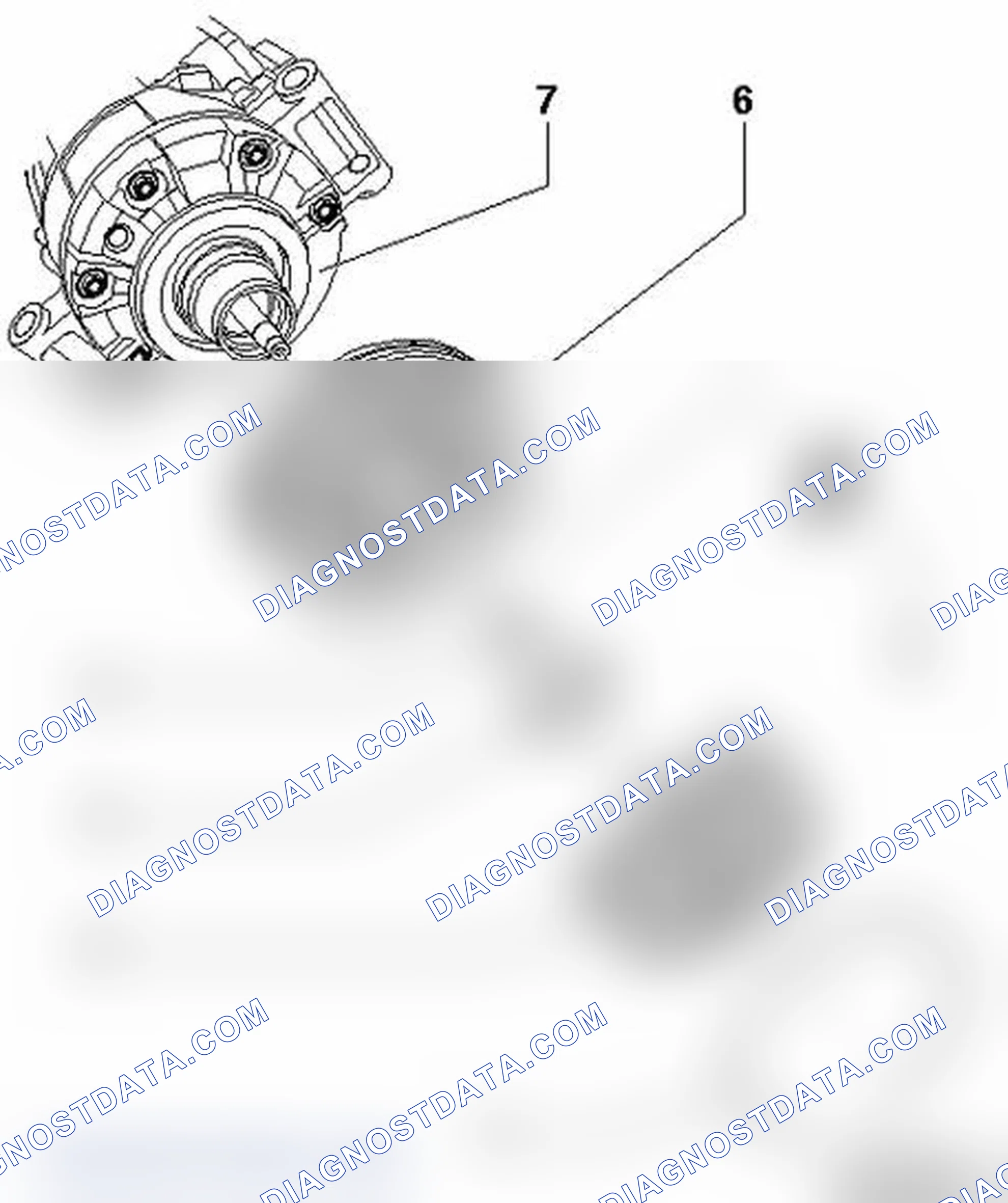 Scheme 26: A/C compressor pulley, replacing (Version "2")
