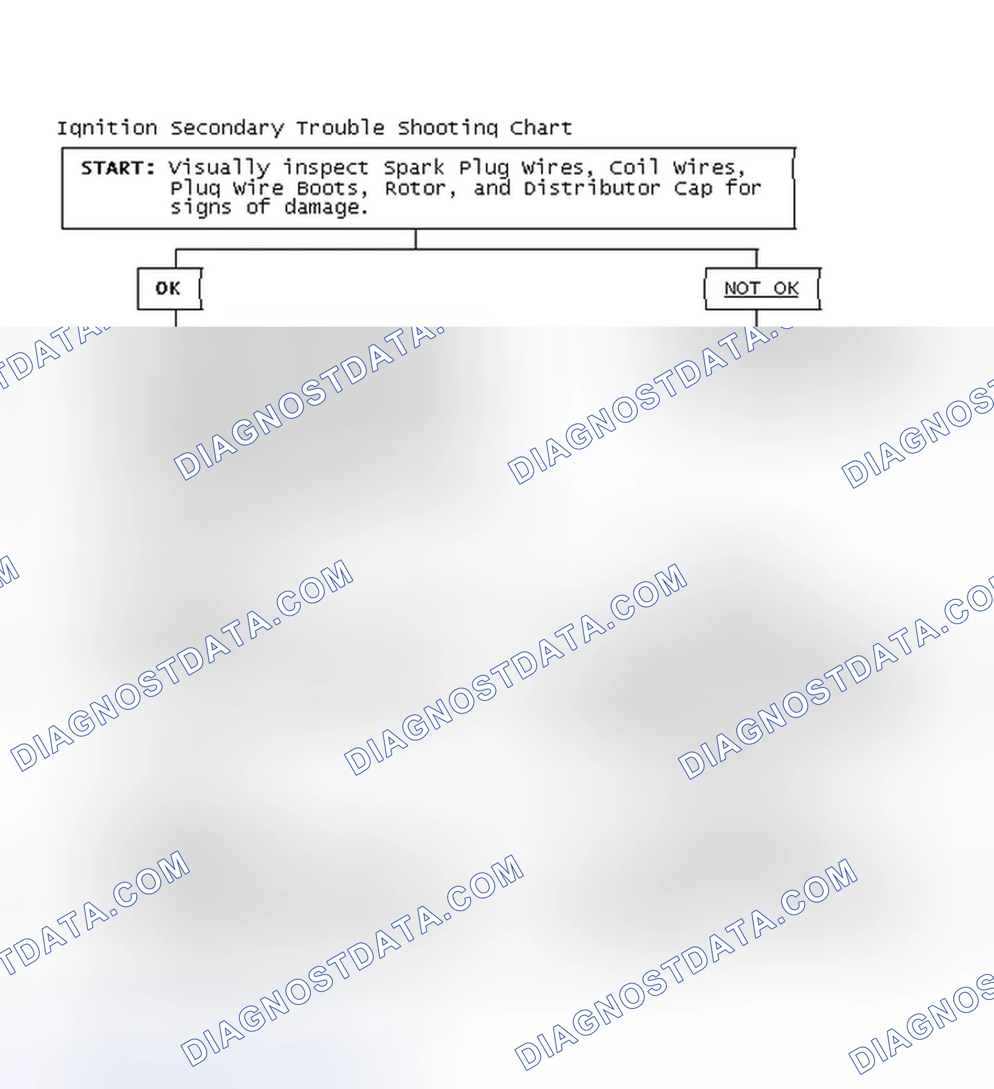 Scheme 1: Ignition Secondary Trouble Shooting Chart