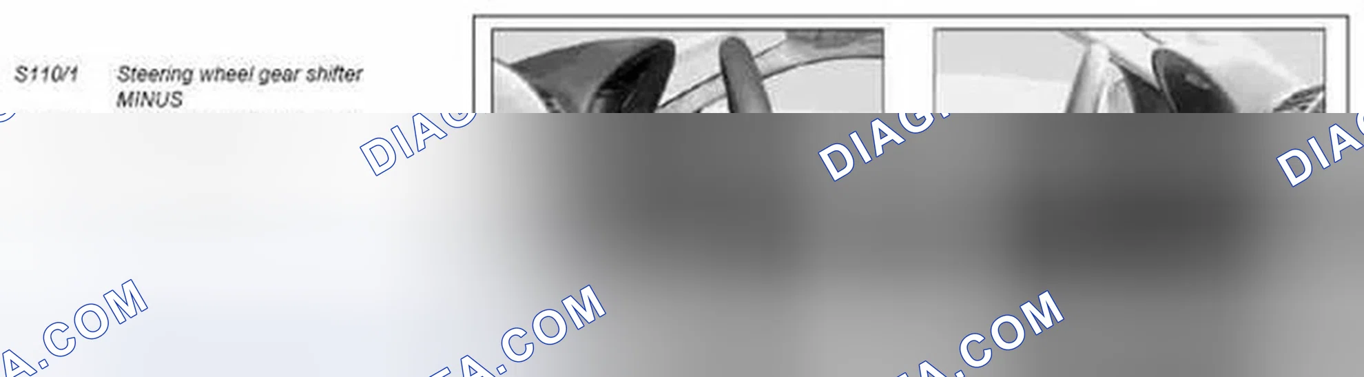 Scheme 173: Steering wheel gear shifter, location/task/function - GF27.19-P-5137NKB