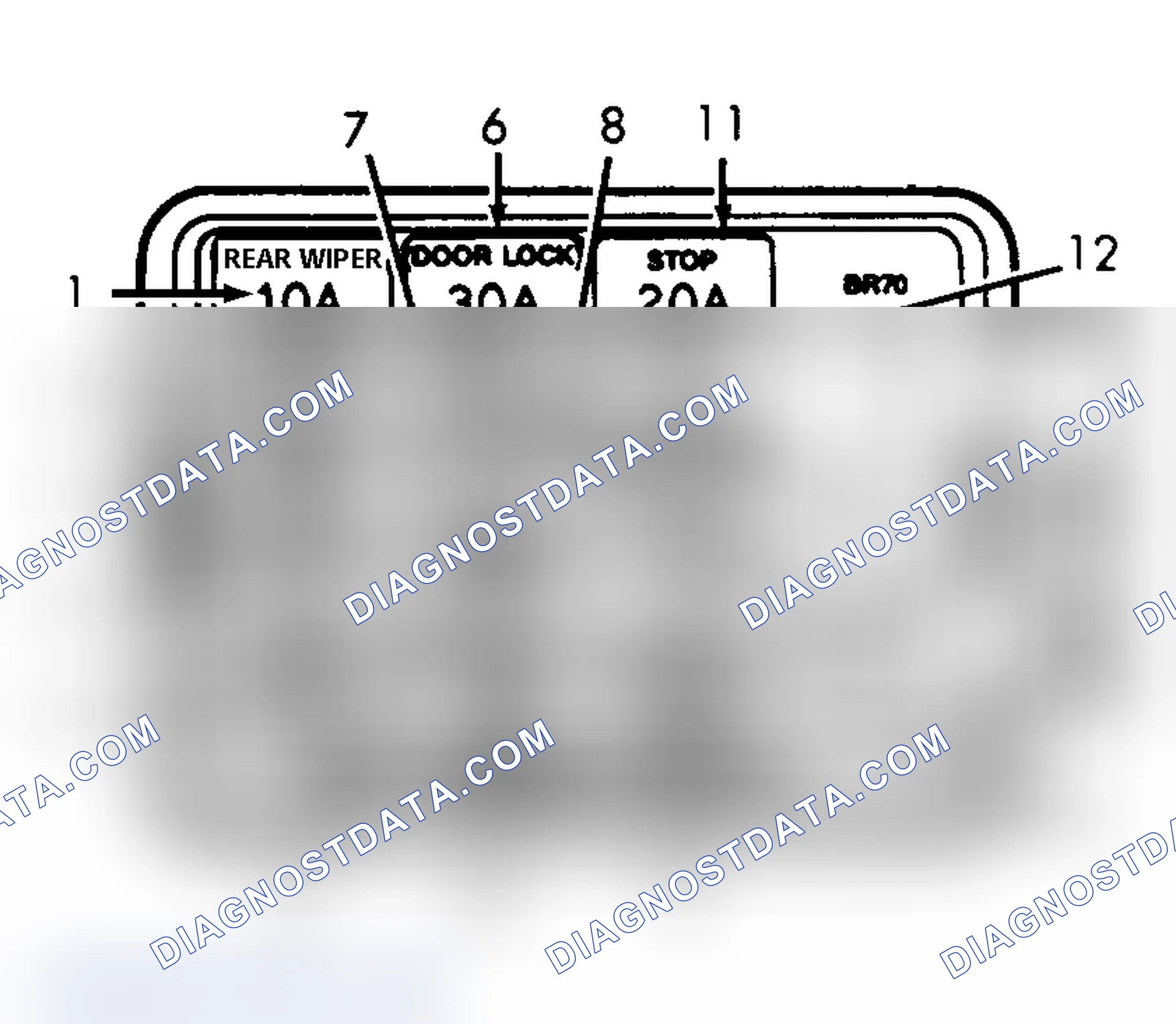 Scheme 5: INTERIOR FUSE PANEL IDENTIFICATION