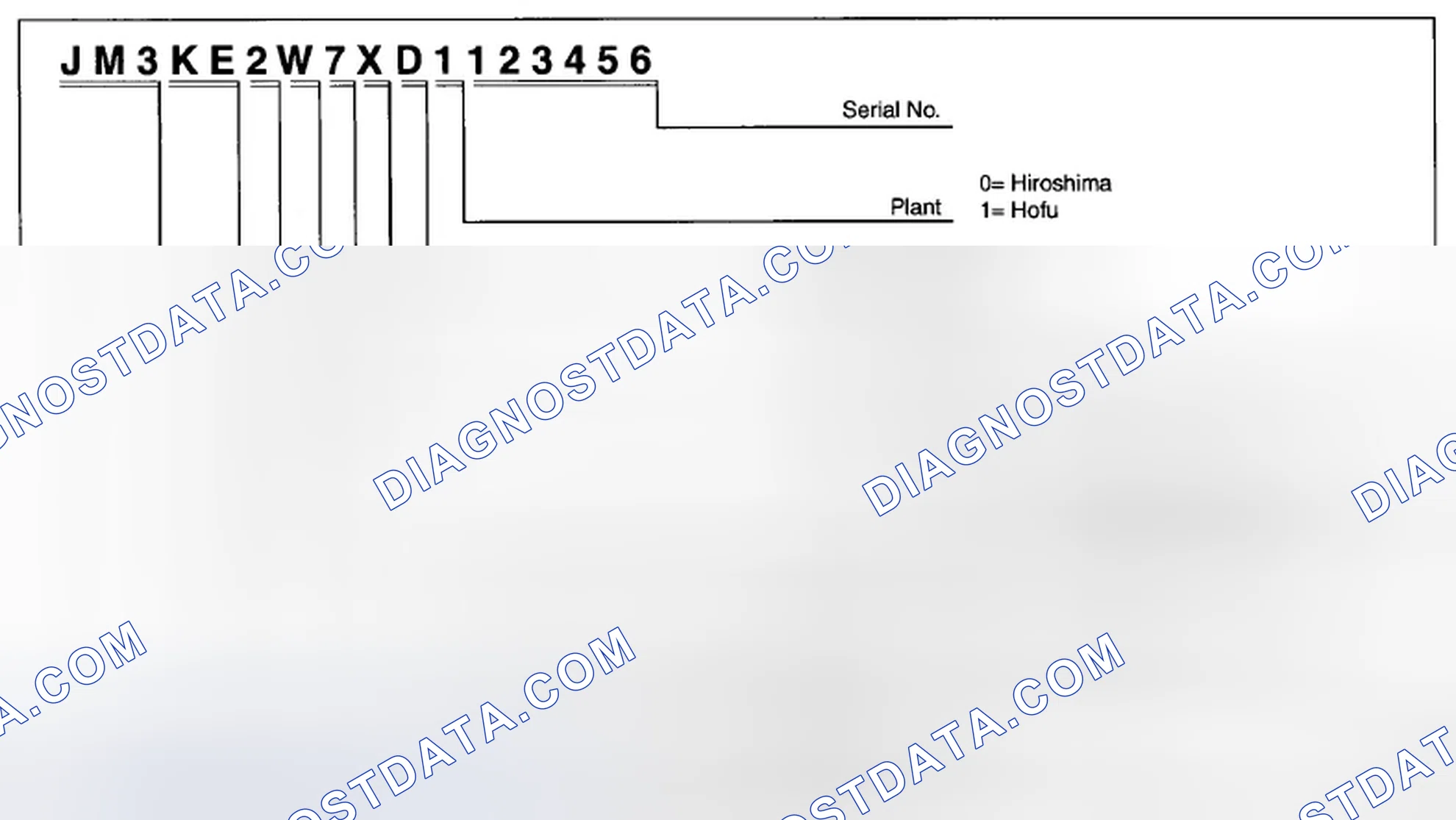 Scheme 2: Identifying Vehicle Identification Number (VIN) Code