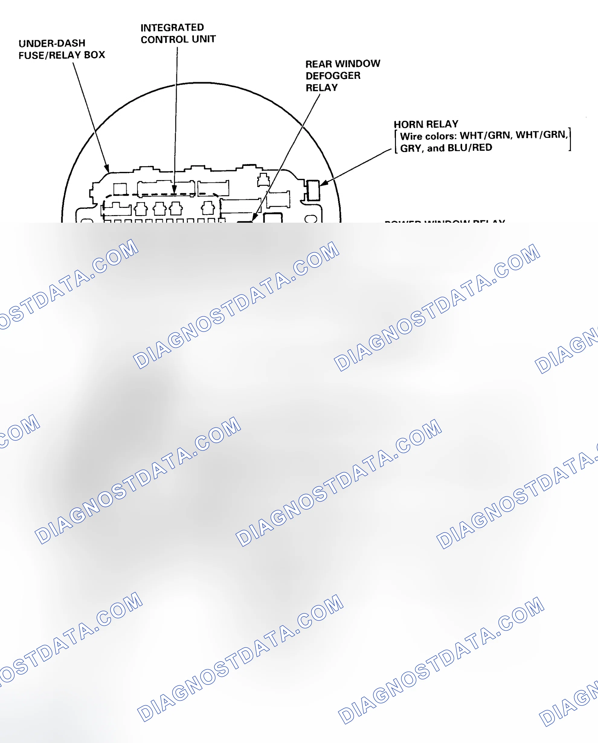 Scheme 1: UNDER-DASH FUSE/RELAY BOX