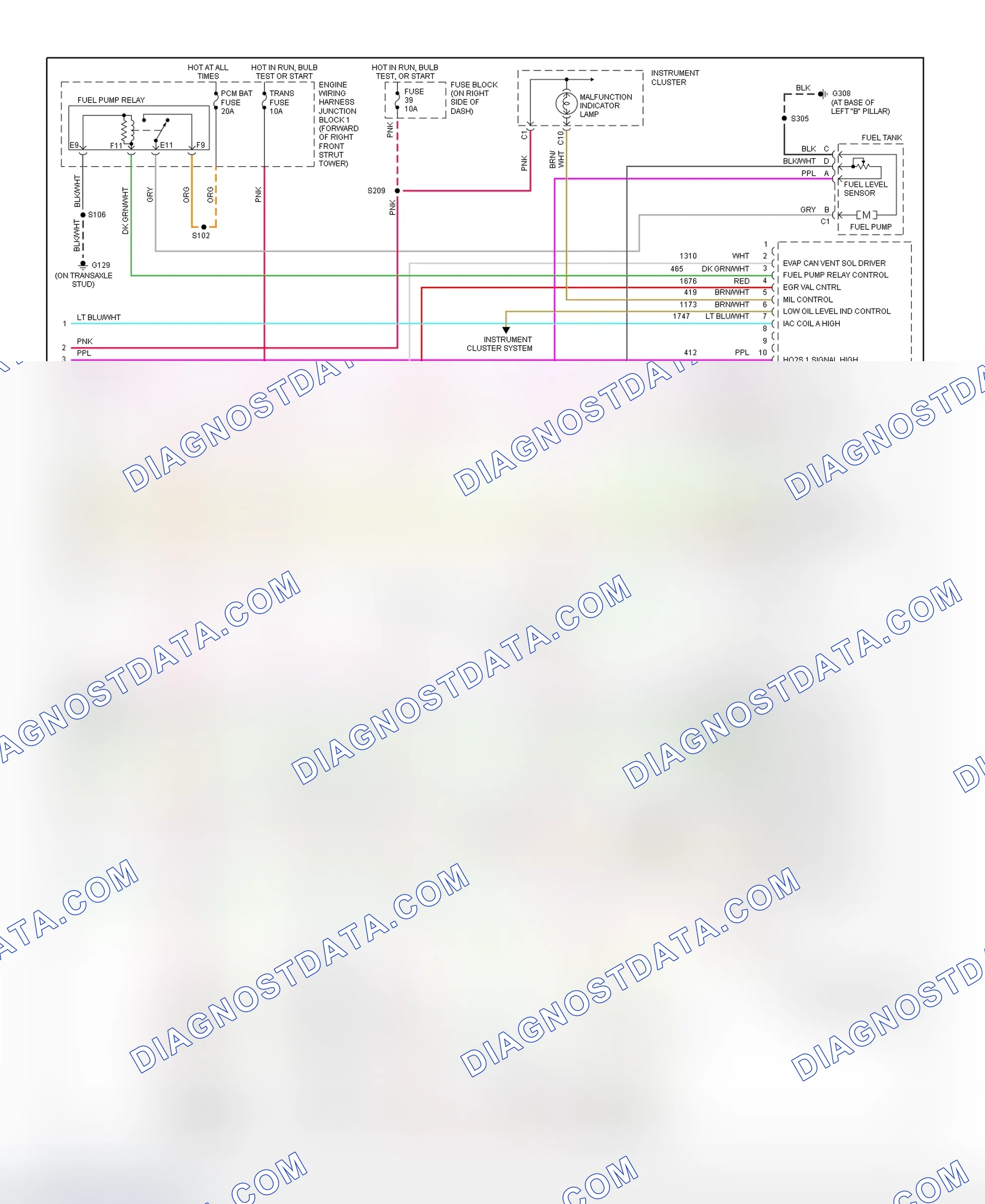 Scheme 137: PCM Wiring Diagram (Lumina & Monte Carlo - 3.8L - 4 Of 4)