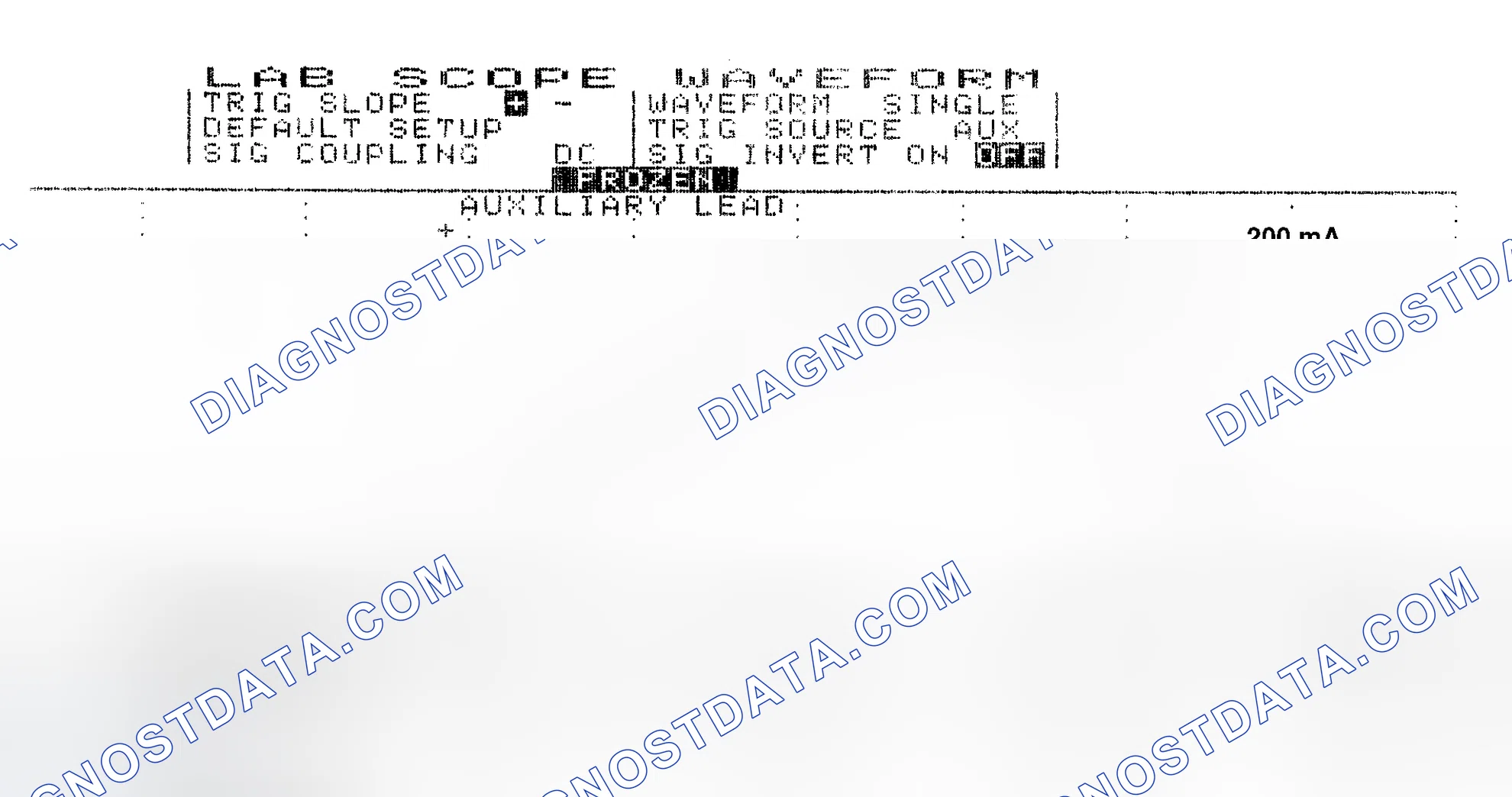 Scheme 13: Single Injector w/Normal Current Flow - Current Pattern