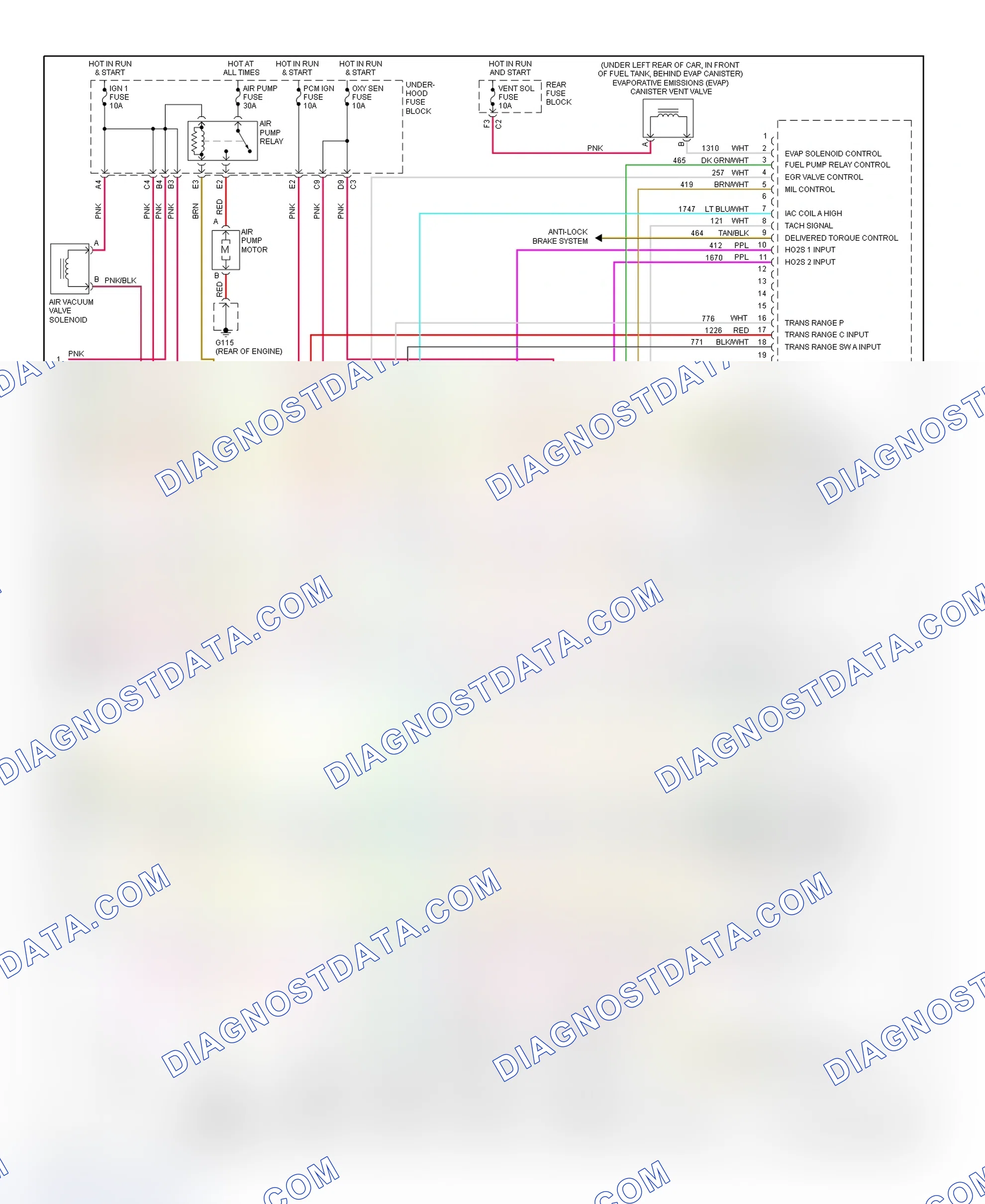 Scheme 24: PCM Wiring Diagram (Bonneville & LeSabre - 3.8L - 4 Of 4)