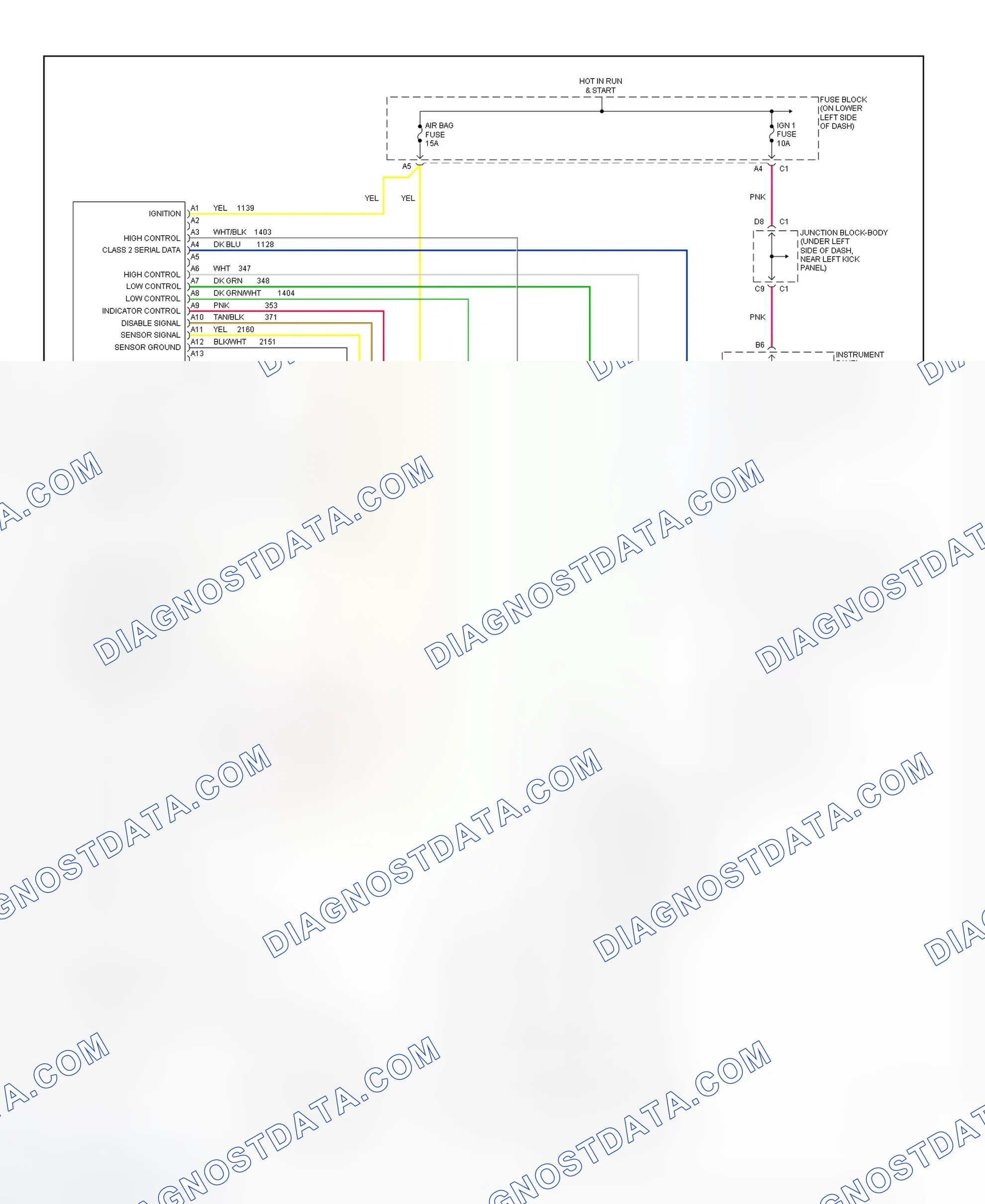 Scheme 53: SIR System Wiring Diagram (Sierra 1500/2500 & Silverado 1500/2500)