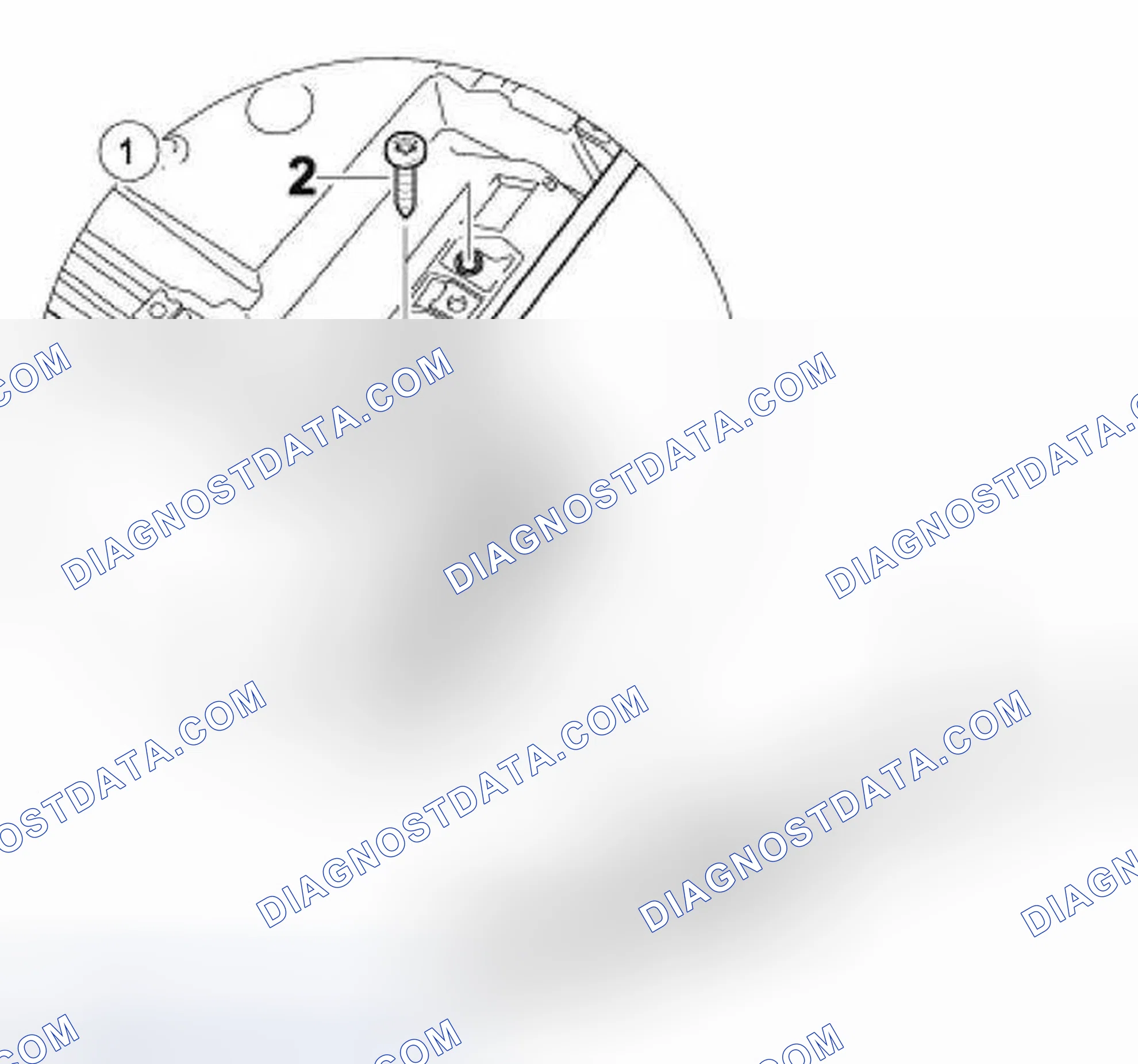 Scheme 26: Removing and installing glove compartment lock