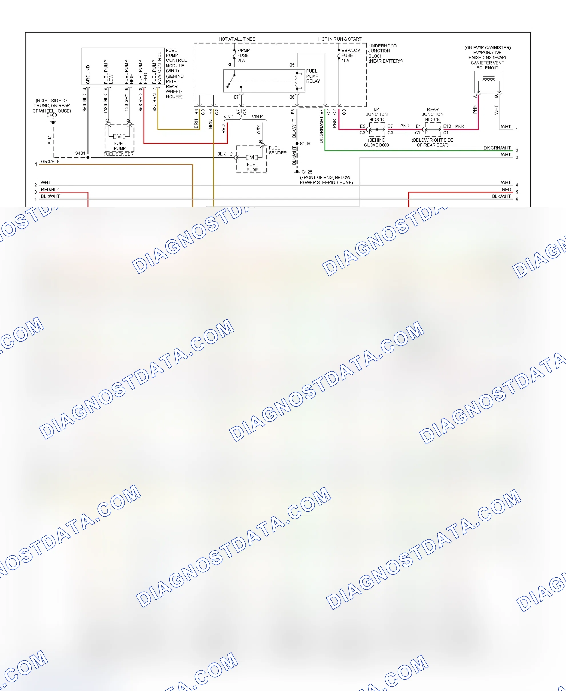 Scheme 152: PCM Wiring Diagram (Park Avenue - 3.8L - 3 Of 4)