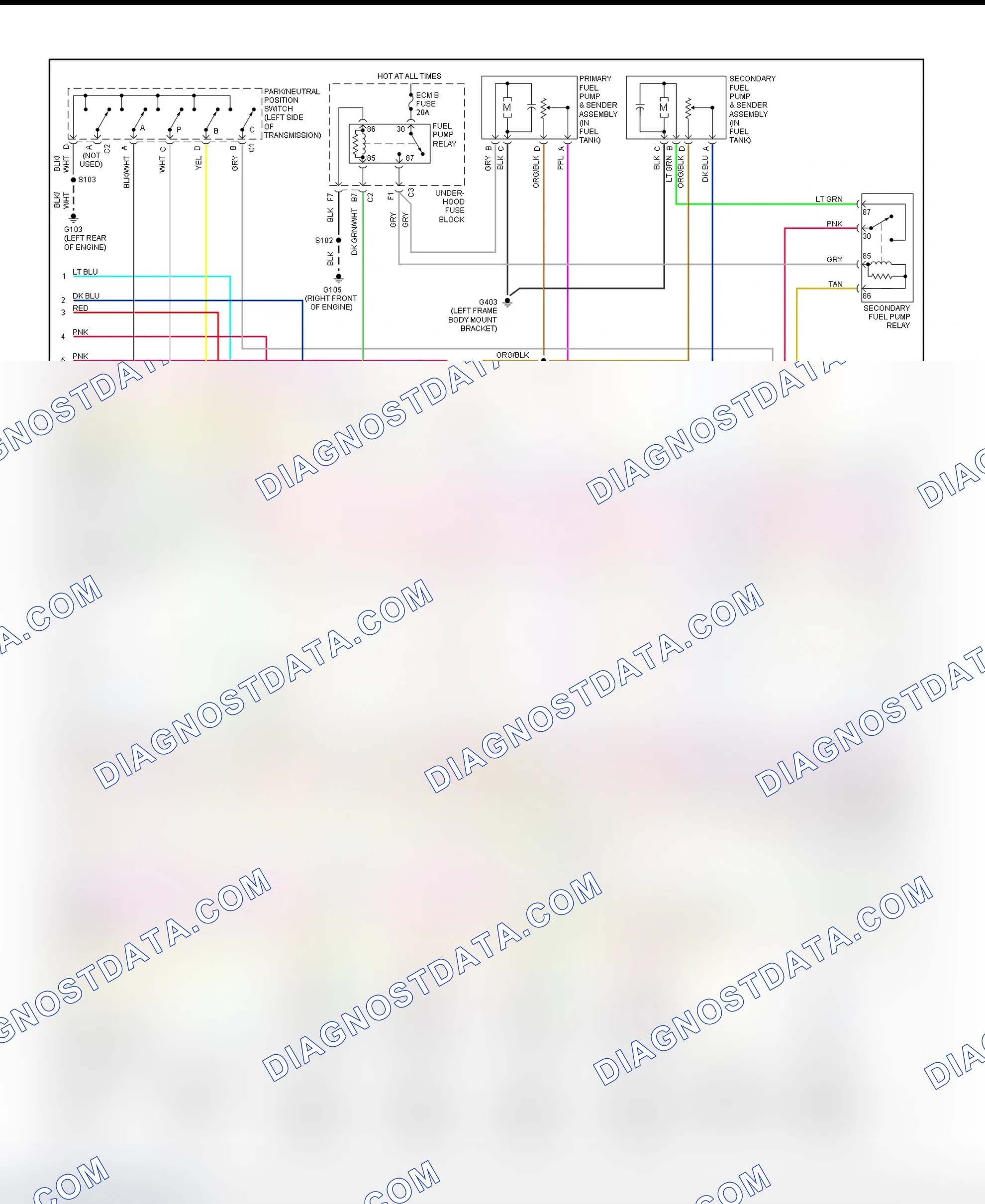 Scheme 52: PCM Wiring Diagram (Escalade, Escalade EXT, Sierra, Silverado, Suburban & Yukon XL - 6.0L Gasoline - With Isolated Ground HO2S - 2 Of 5)
