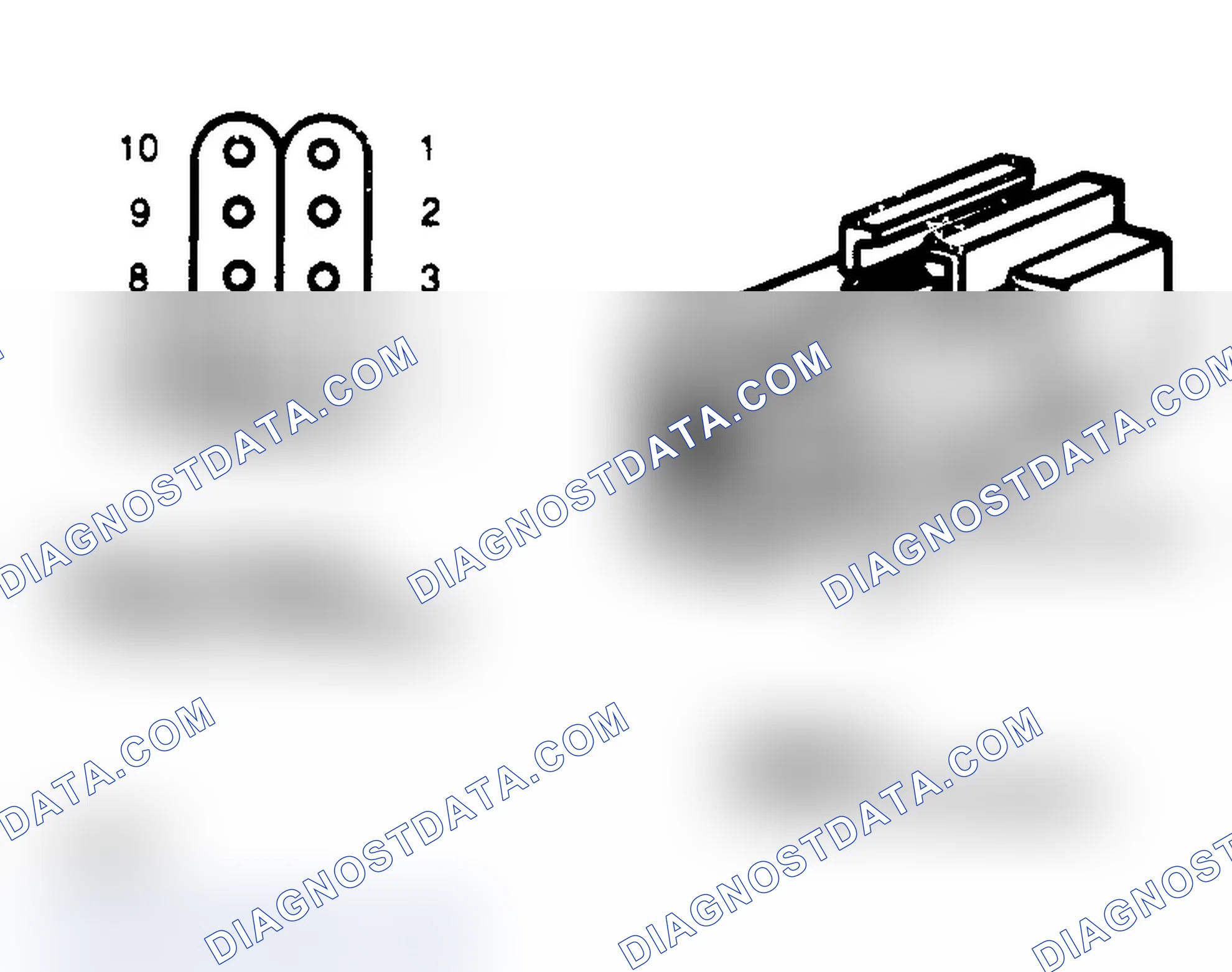 Scheme 126: Power Module 10-Wire Connector & Injector 6-Wire Connector