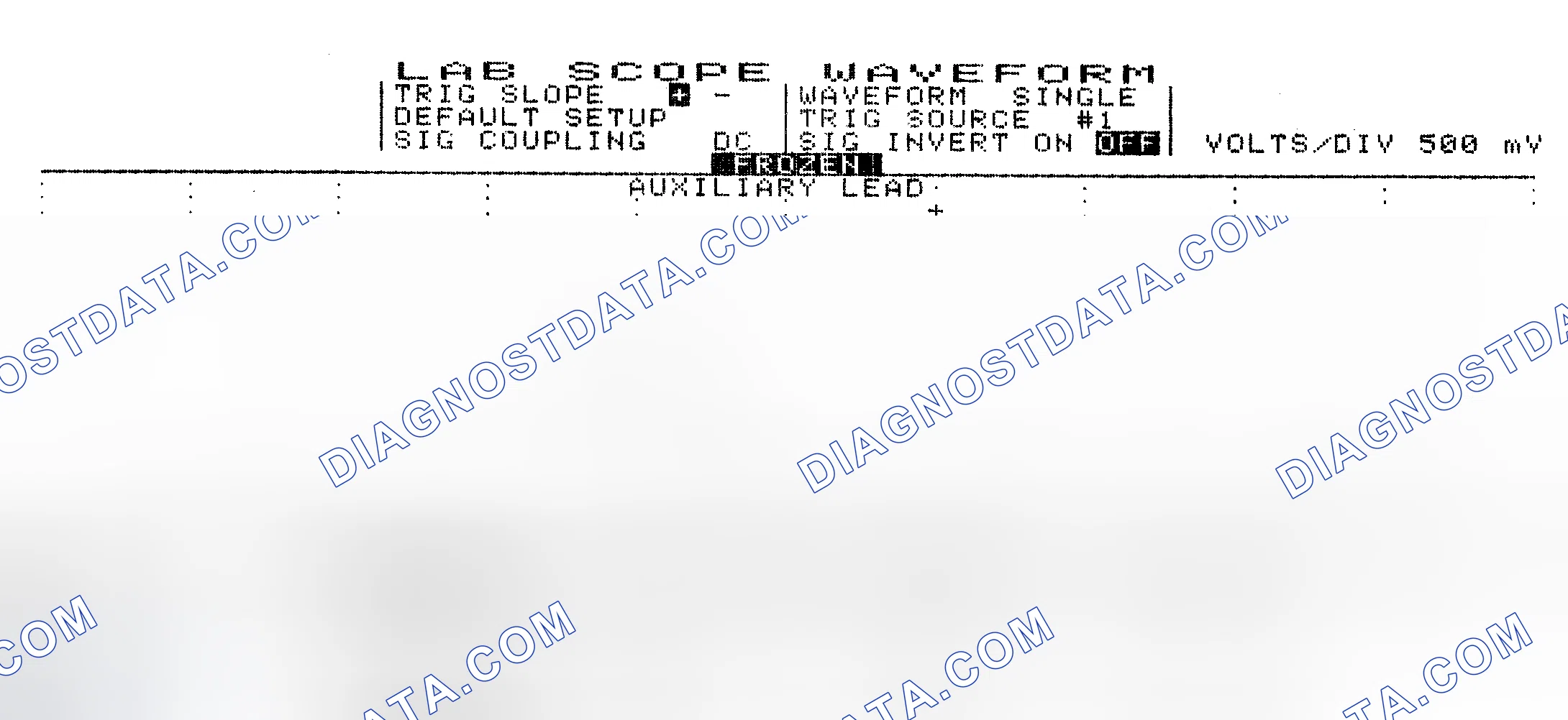 Scheme 10: Single Injector w/Excessive Current Flow - Current Pattern