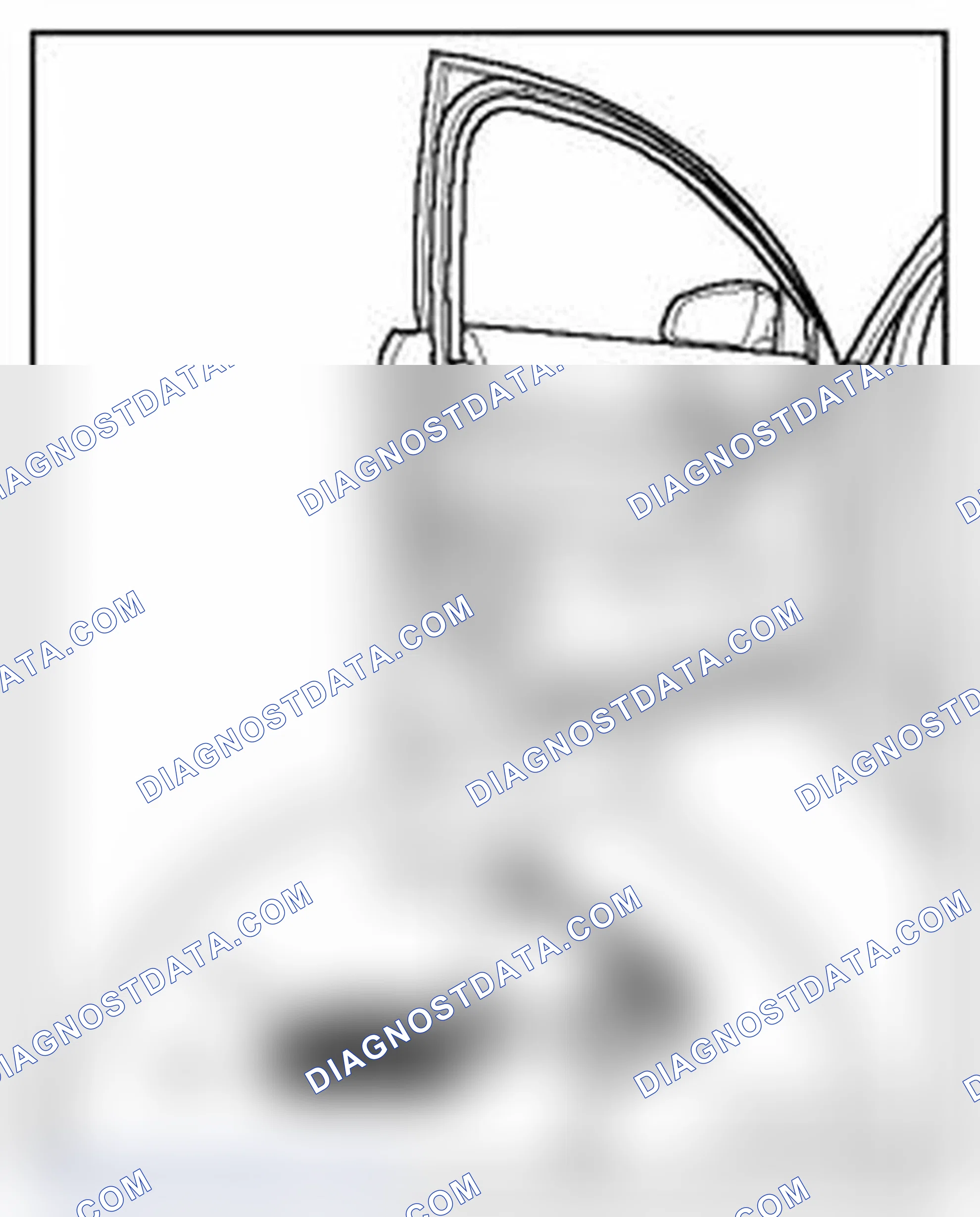 Scheme 334: Door safety light and entry light, removing and installing