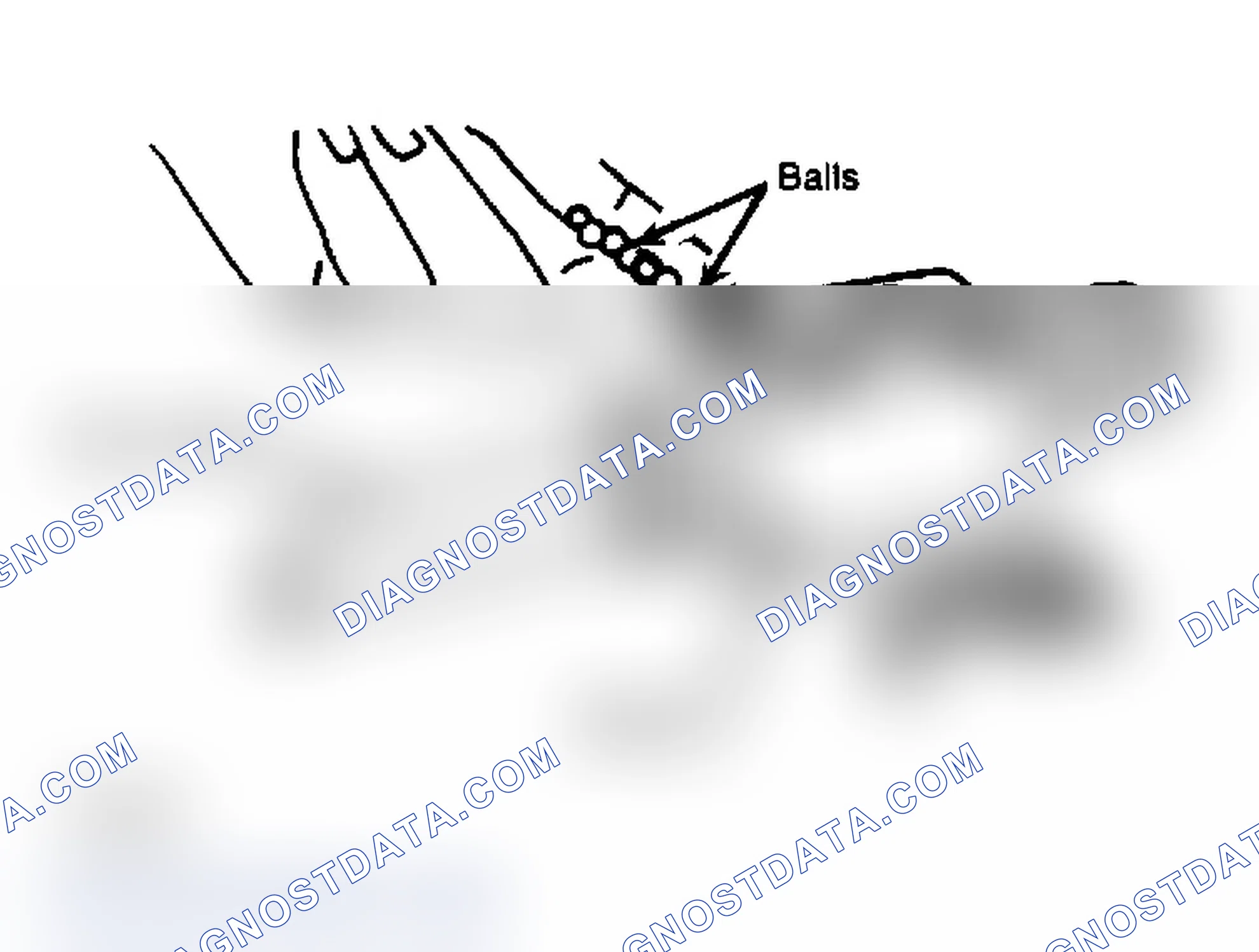 Scheme 6: Filling Ball Circuits Through Holes in Ball Nut. Do not rotate worm while installing balls.