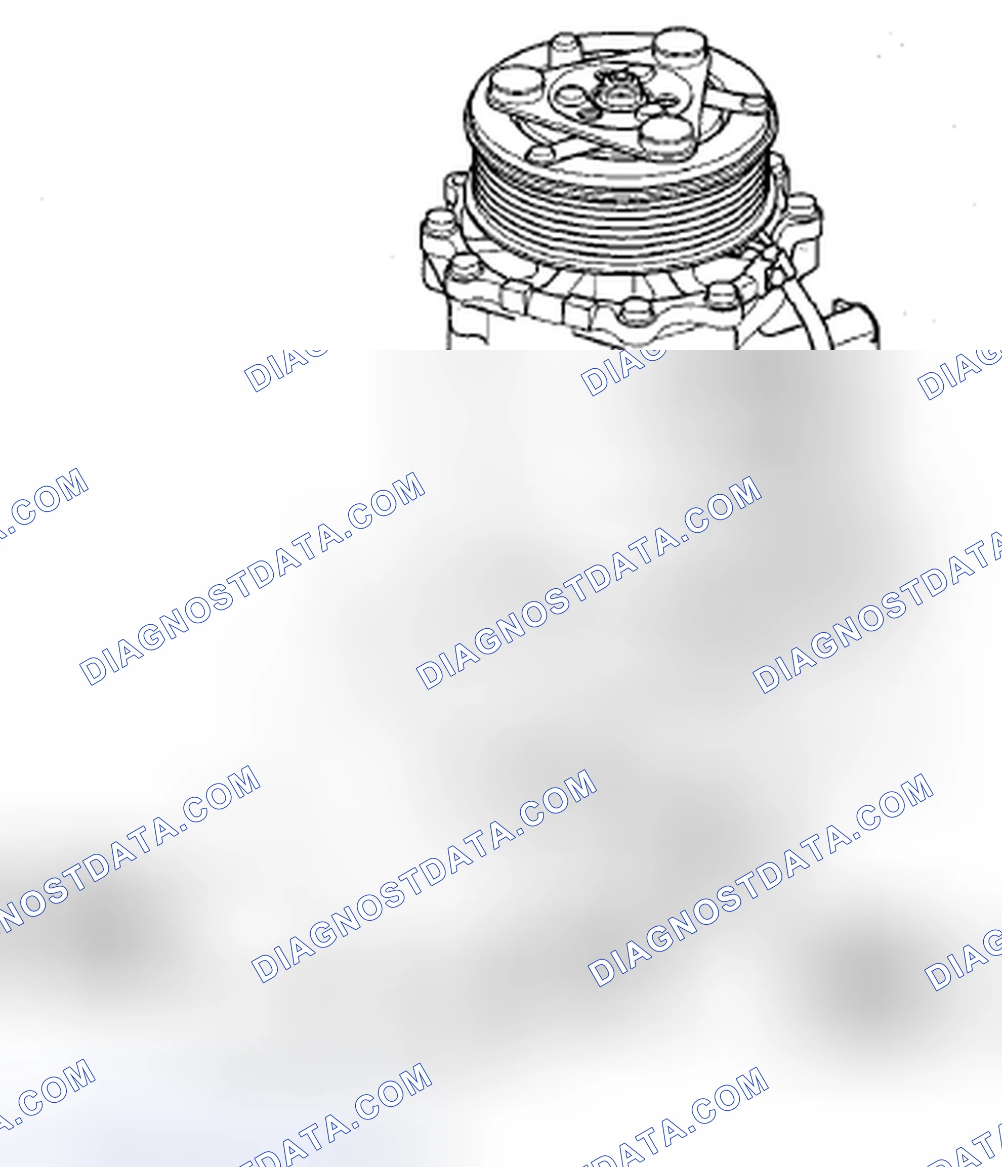 Scheme 114: A/C Compressor Thermal Protector Replacement