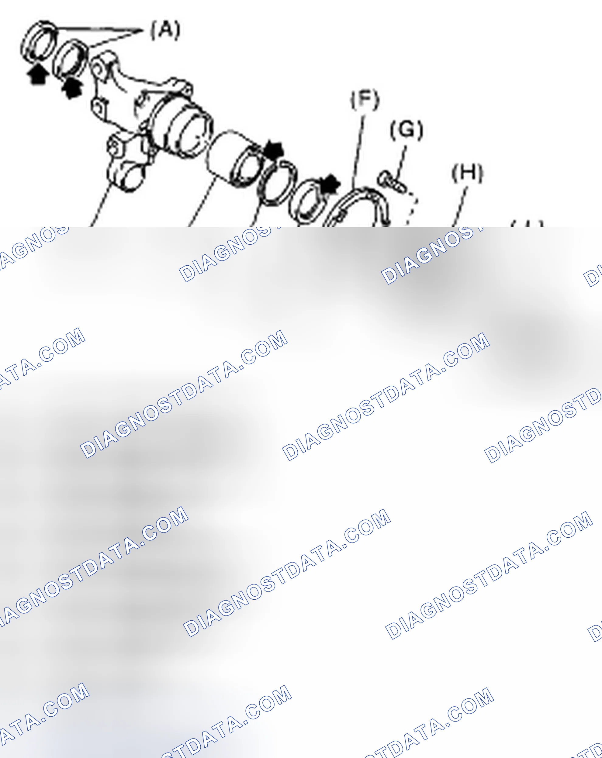 Scheme 97: Identifying Inner Oil Seal, Snap Ring, Bearing, Tone Wheel And Hub Bolt