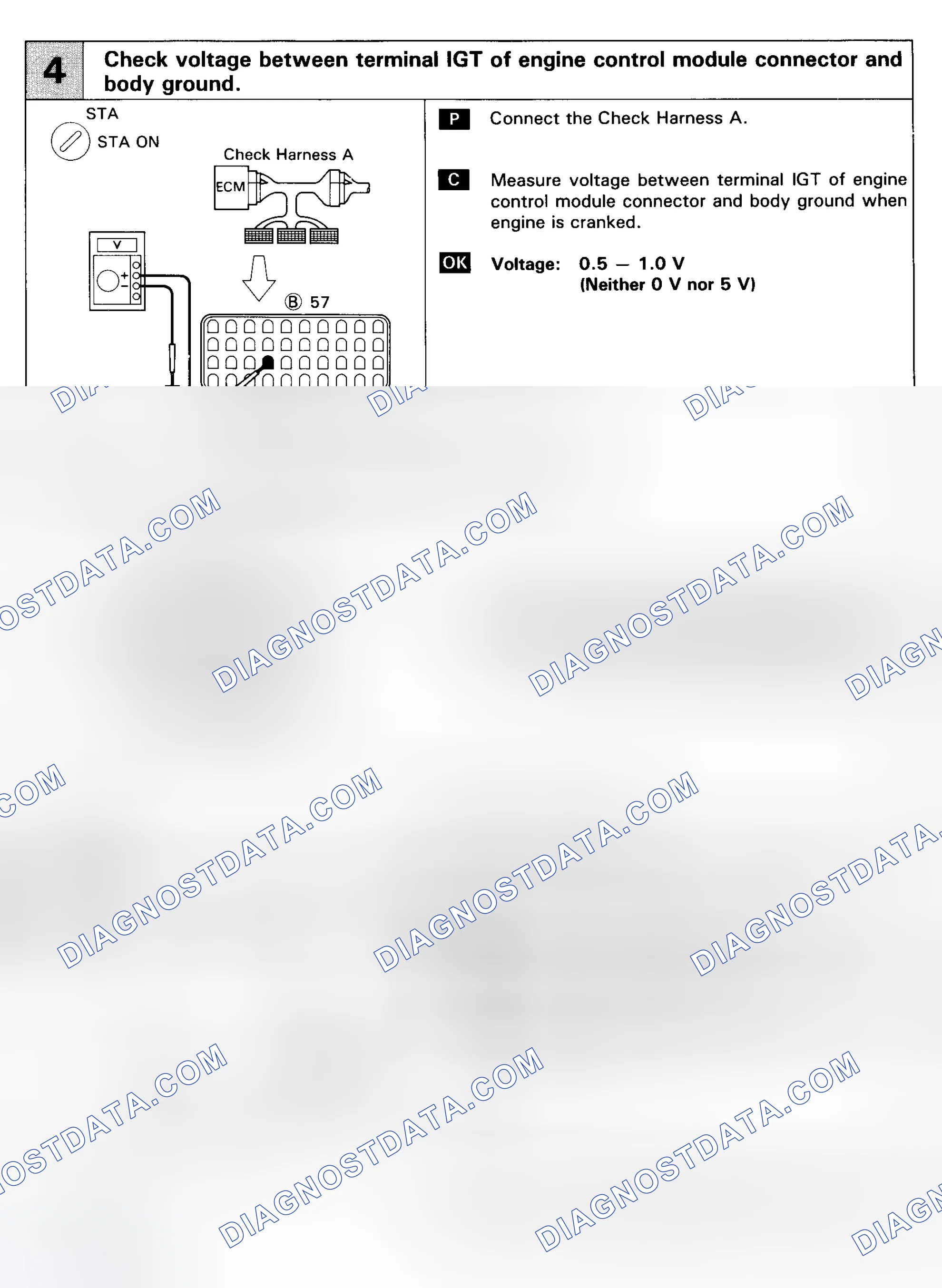 Scheme 26: Code 14 Flow Chart (2 Of 4) Ignition Signal Circuit