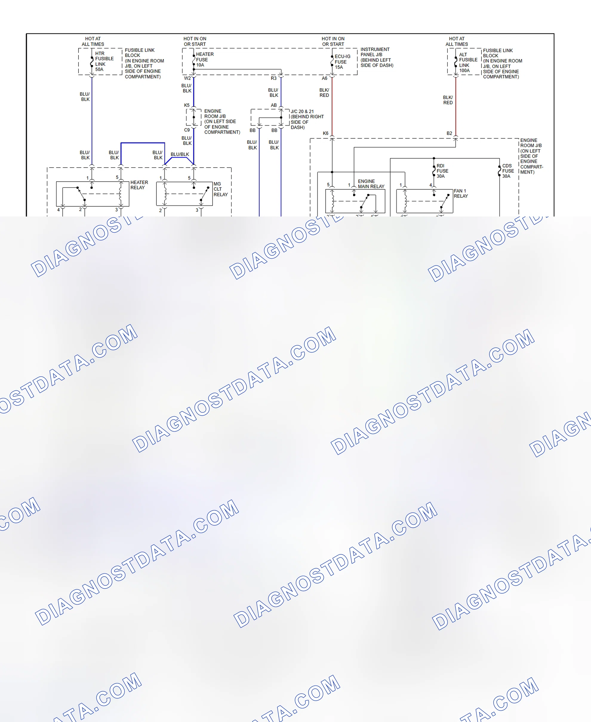Scheme 2: Automatic A/C-Heater System Wiring Diagram (2000-01 ES 300 - 2 Of 2)
