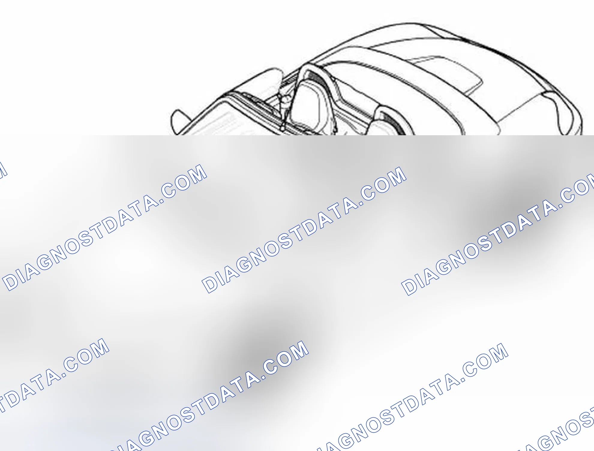 Scheme 22: Removing and installing the interior rearview mirror