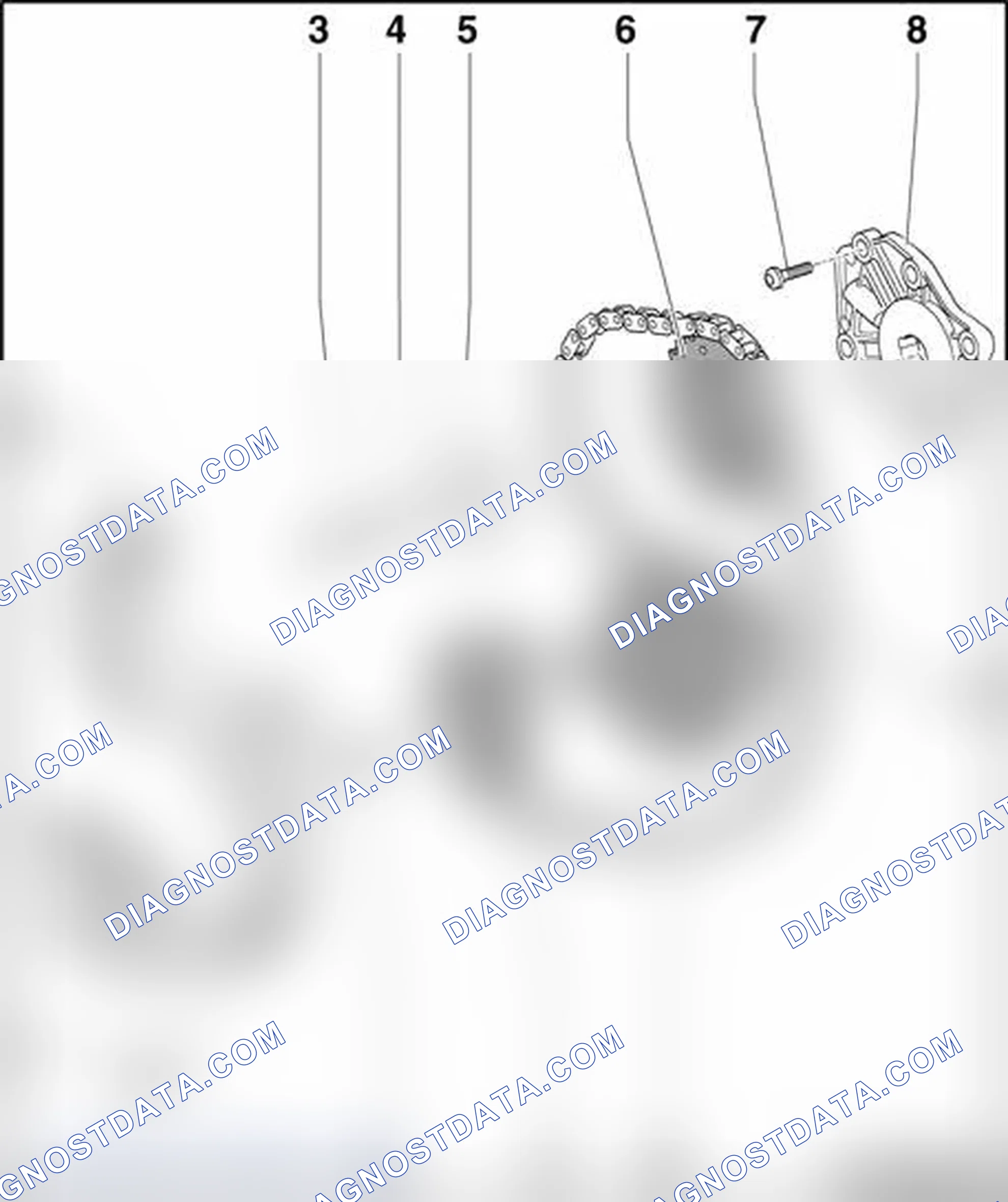 Scheme 218: Chain for power take-off, component overview