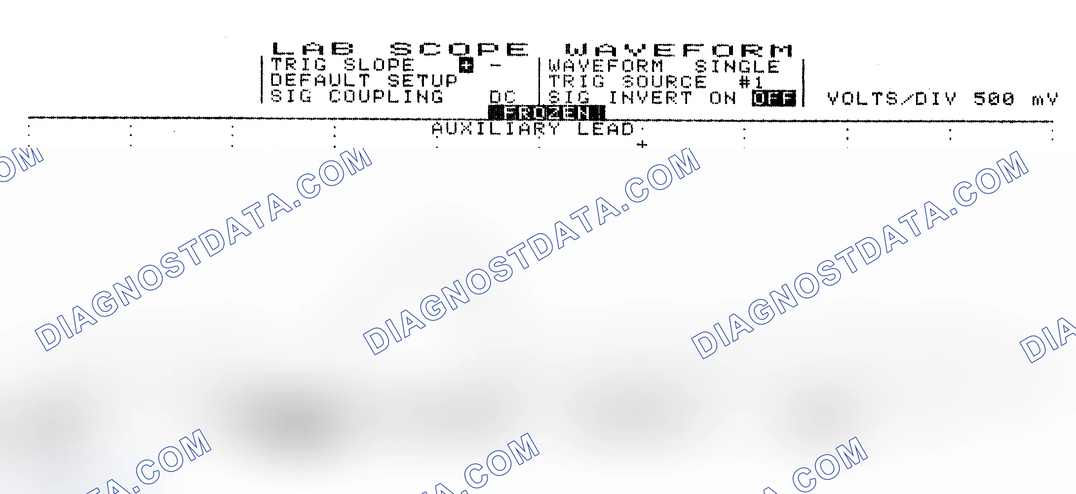 Scheme 10: Single Injector w/Excessive Current Flow - Current Pattern