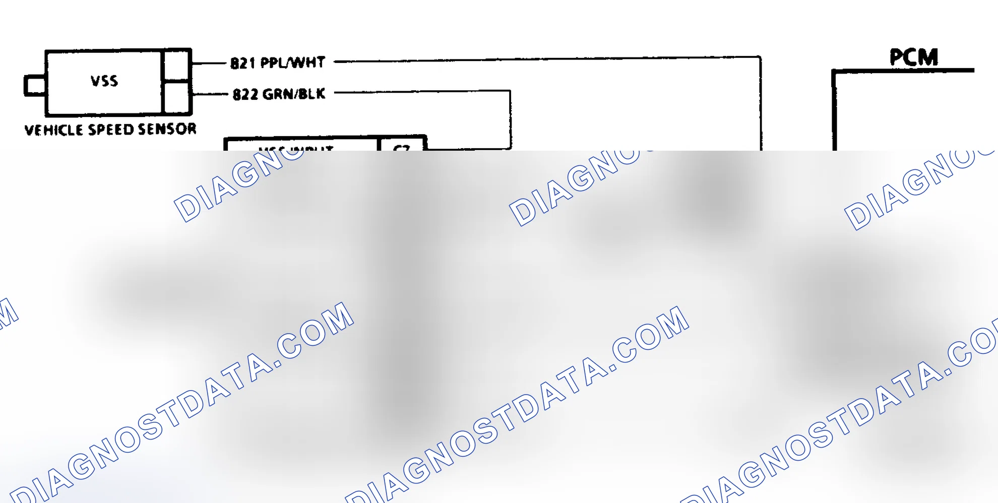 Scheme 102: Code 24, Schematic ("C" & "K" Series Exc. M/T) Vehicle Speed Sensor