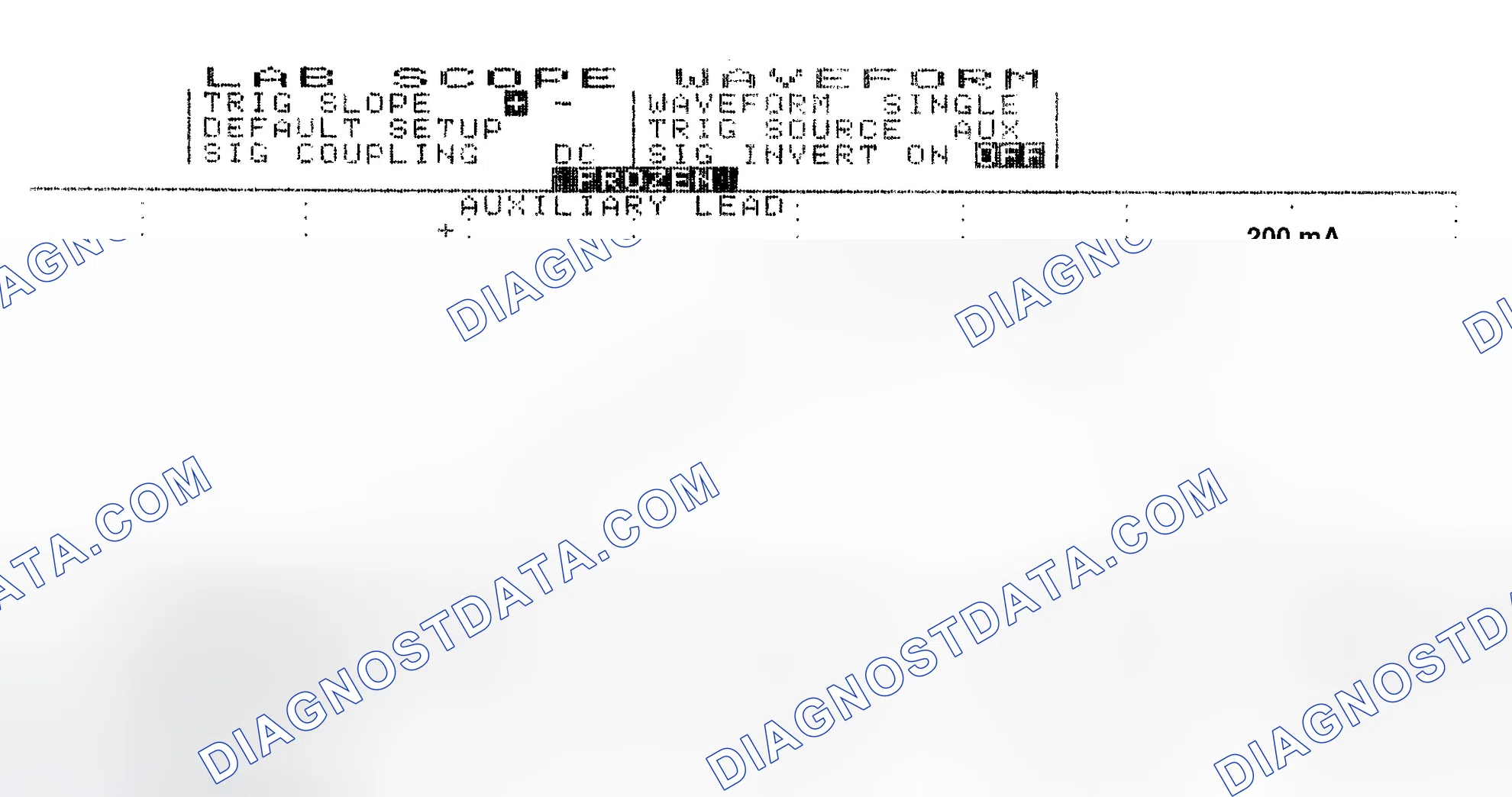Scheme 13: Single Injector w/Normal Current Flow - Current Pattern