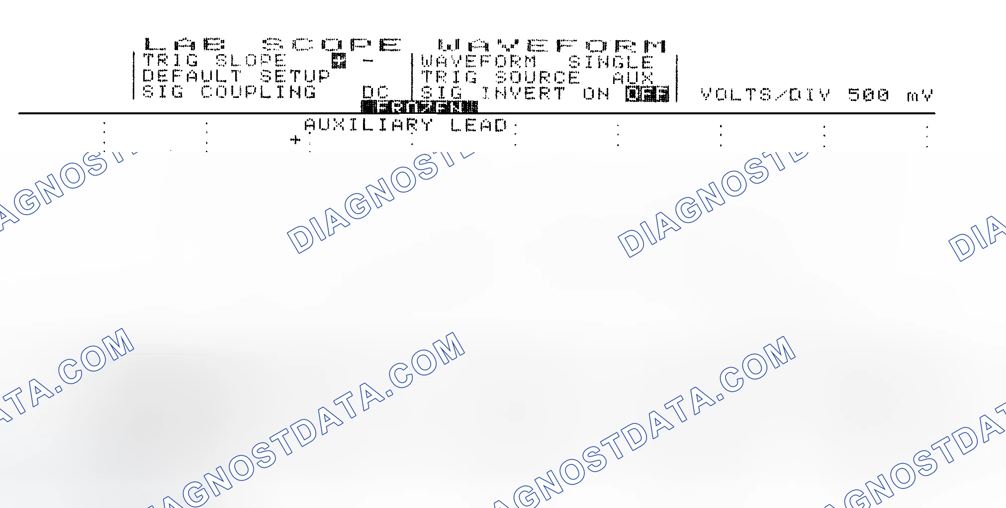 Scheme 14: Single Injector w/Excessive Current Flow - Current Pattern