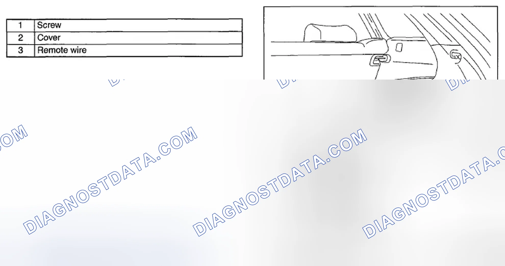 Scheme 50: REMOTE HANDLE LEVER REMOVAL/INSTALLATION