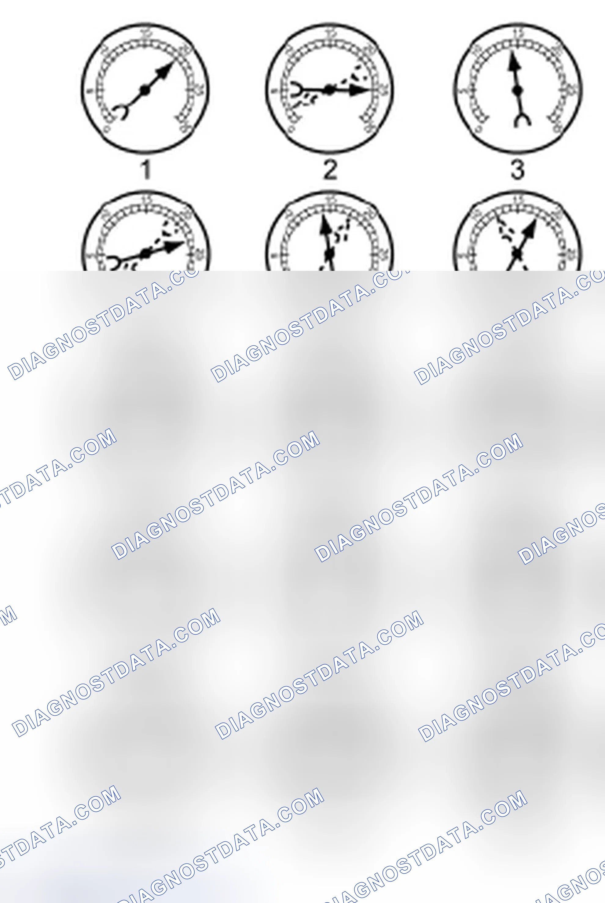 Scheme 851: Intake Manifold Vacuum Test - Interpreting Vacuum Gauge Readings