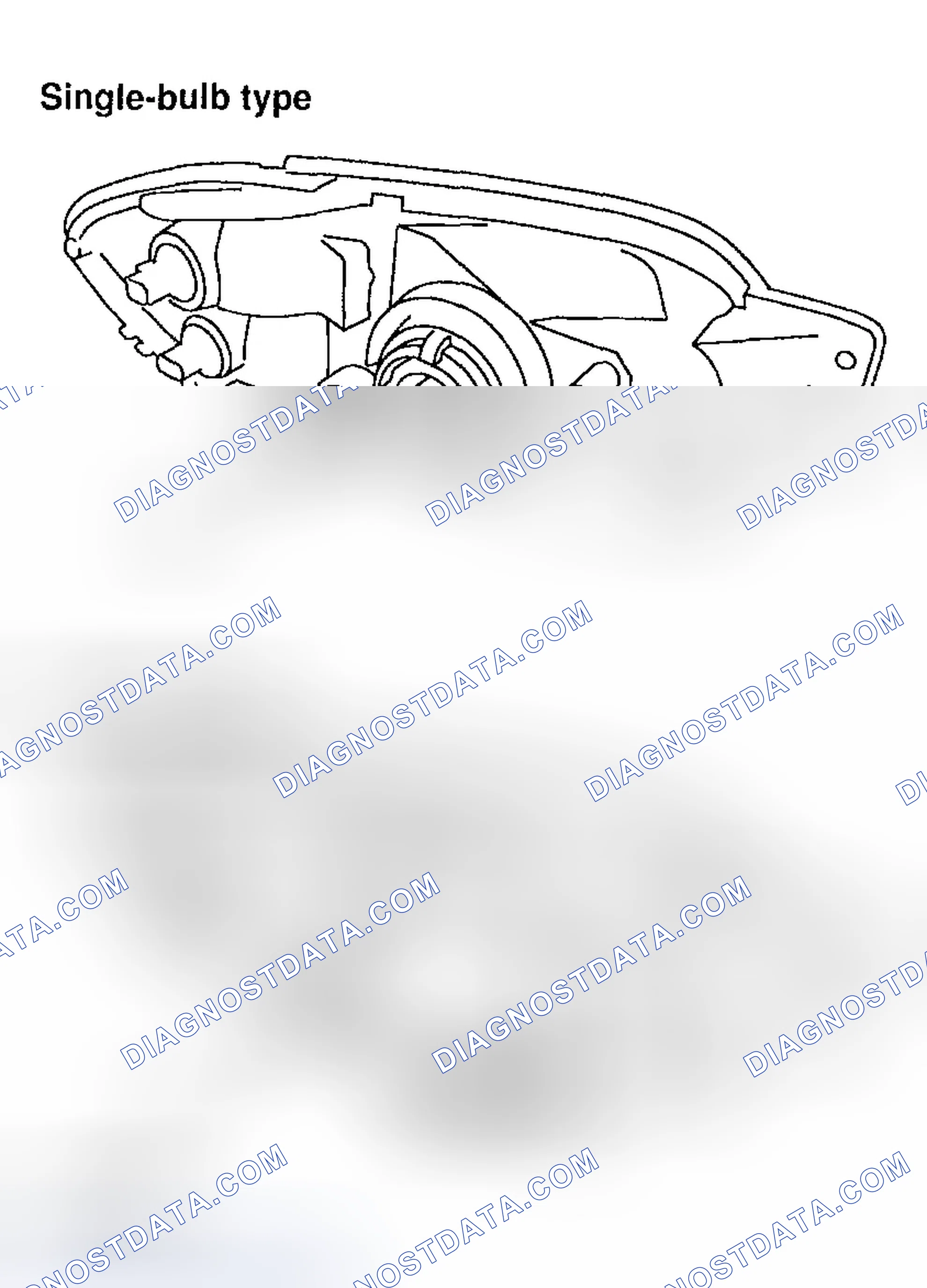 Scheme 100: Identifying Headlight Adjusting Screw