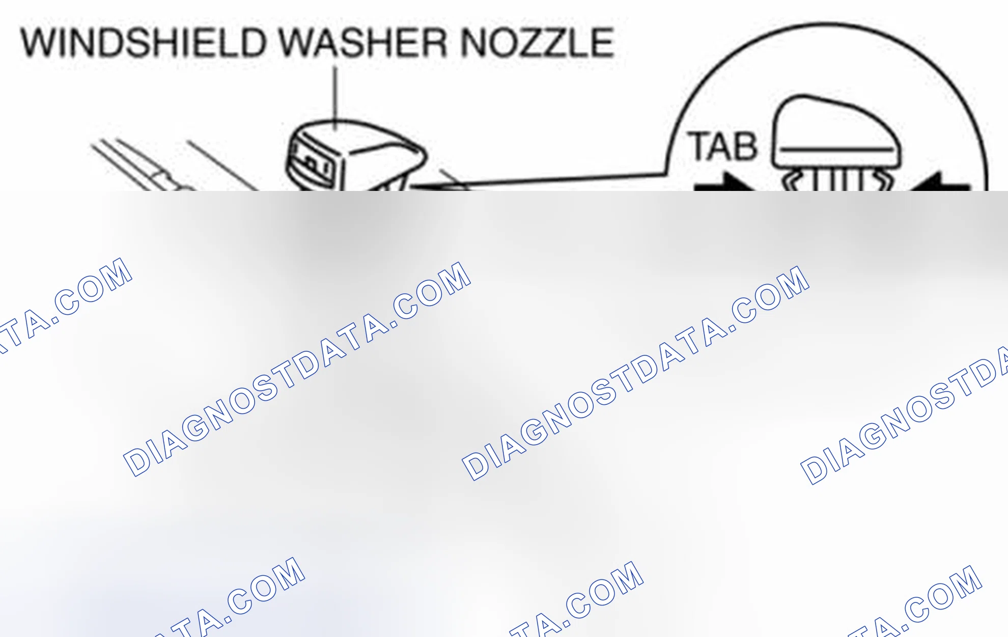 Scheme 19: WINDSHIELD WASHER NOZZLE REMOVAL/INSTALLATION