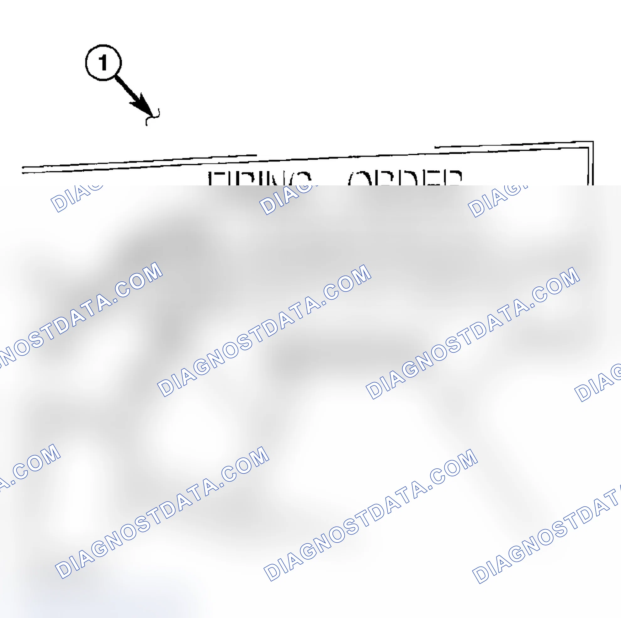 Scheme 9: FIRING ORDER / CABLE ROUTING - 5.7L V-8 ENGINE