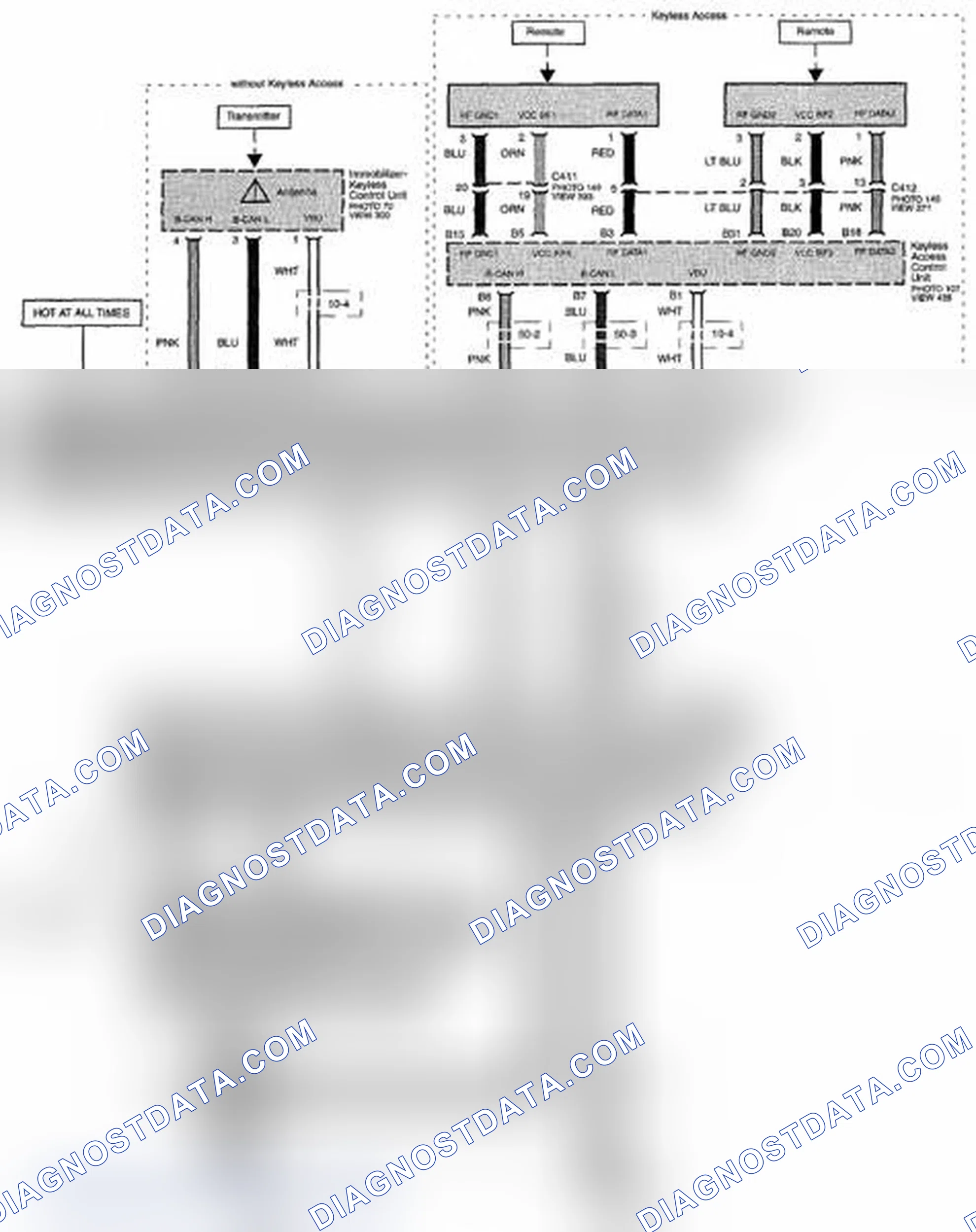 Scheme 259: Entry Light Control System Circuit Diagram (Page 115-2)