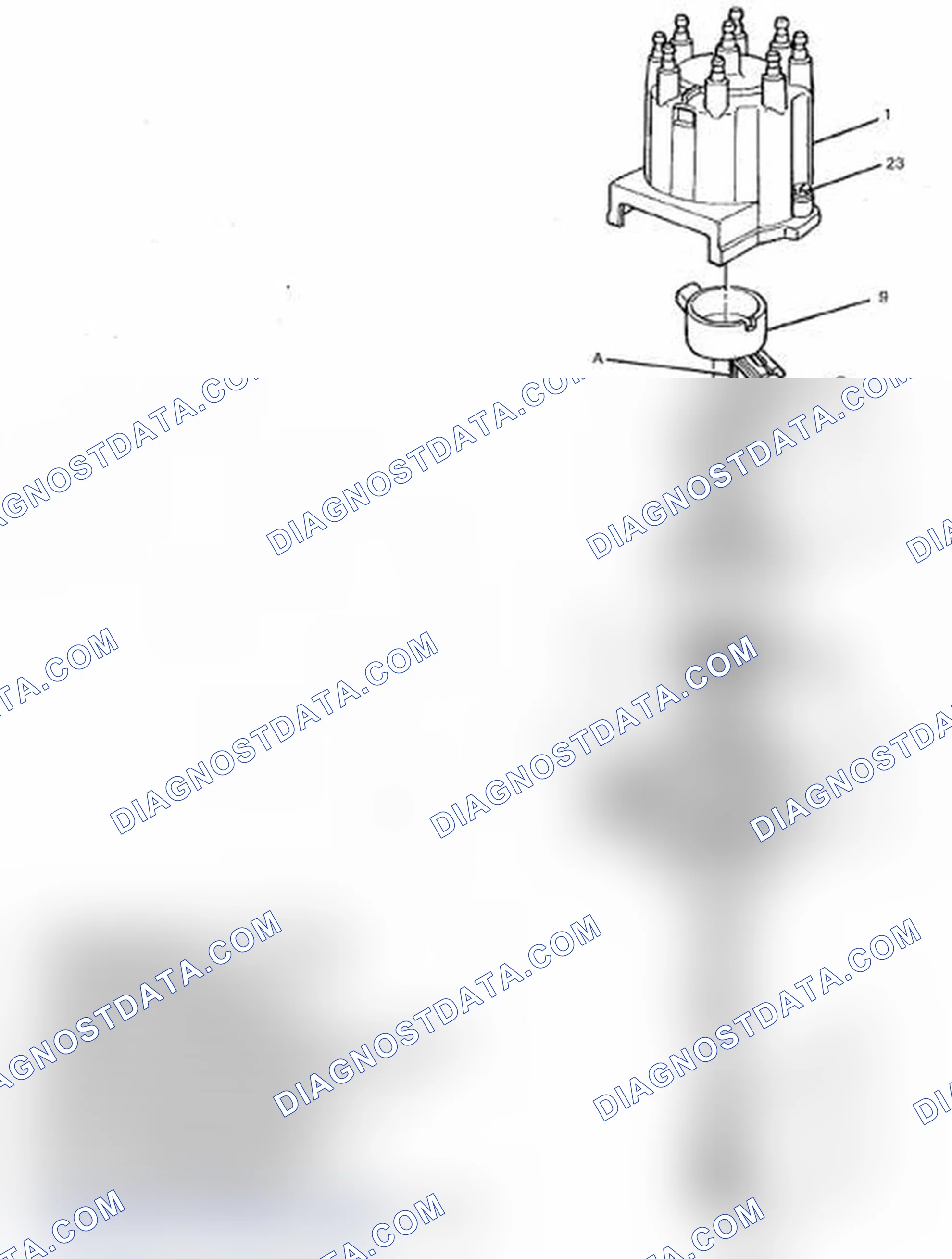Scheme 6: Exploded View Of Distributor Assembly