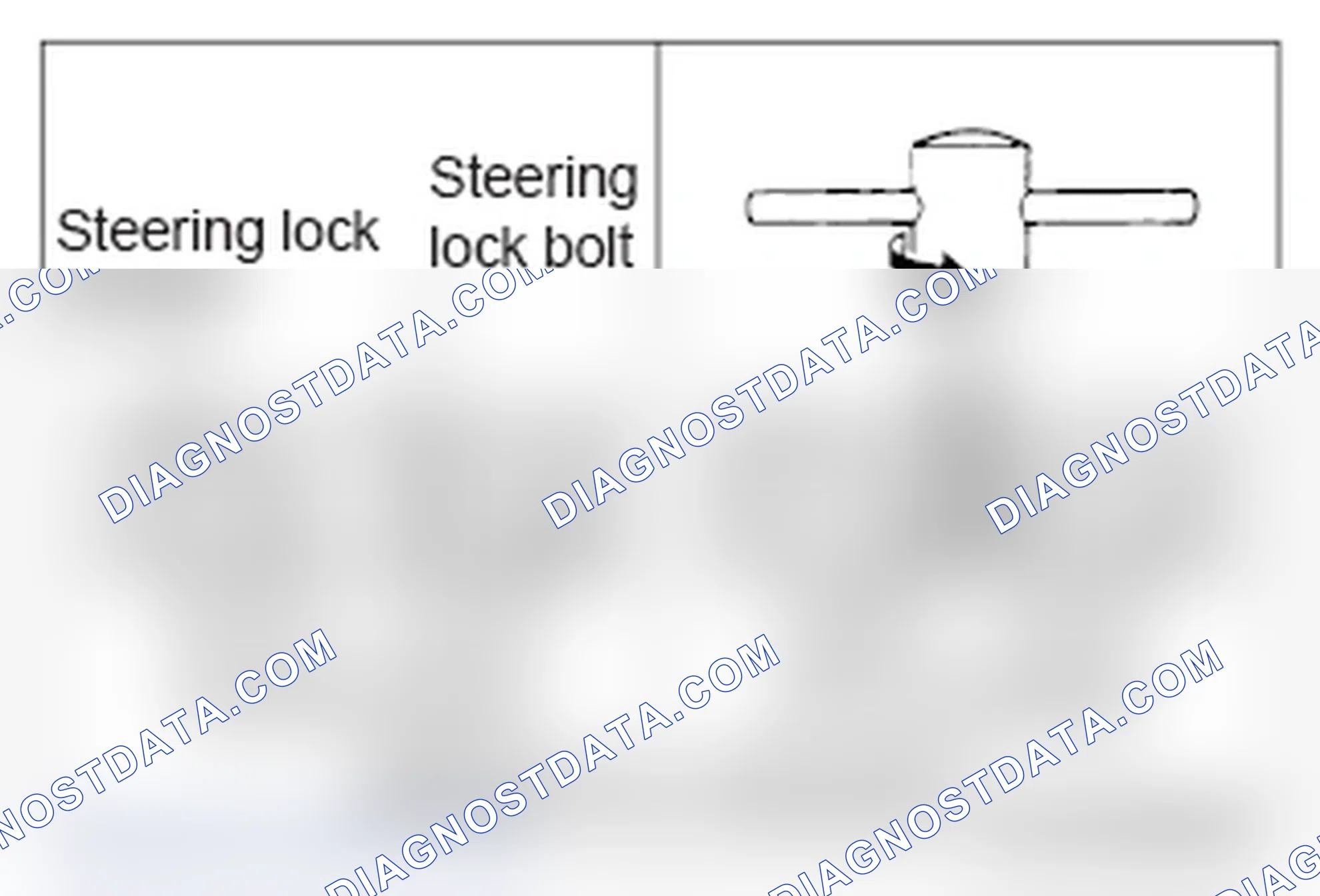 Scheme 55: << A >> STEERING LOCK BOLT REMOVAL