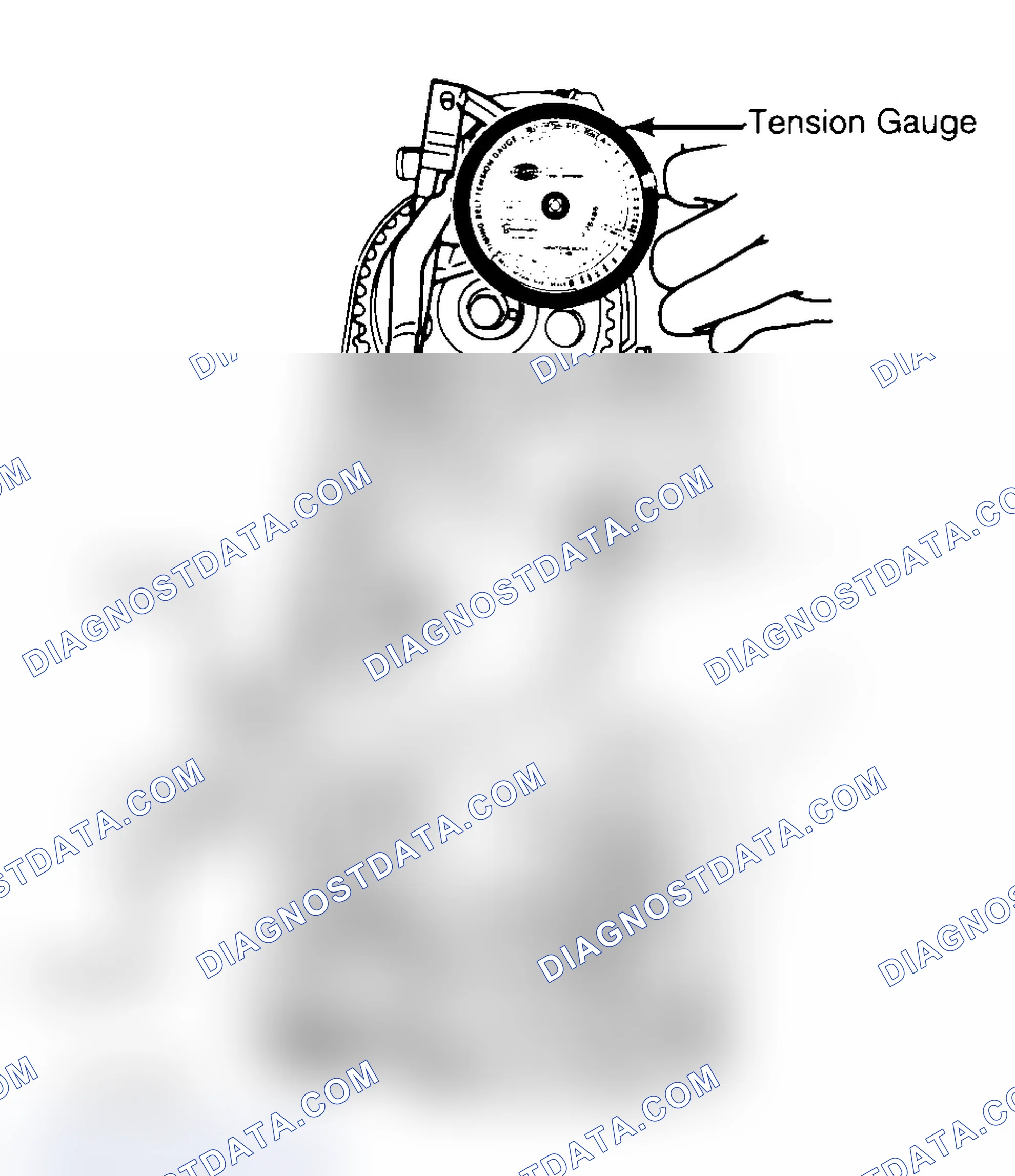 Scheme 28: Adjusting Typical Timing Belt Tension