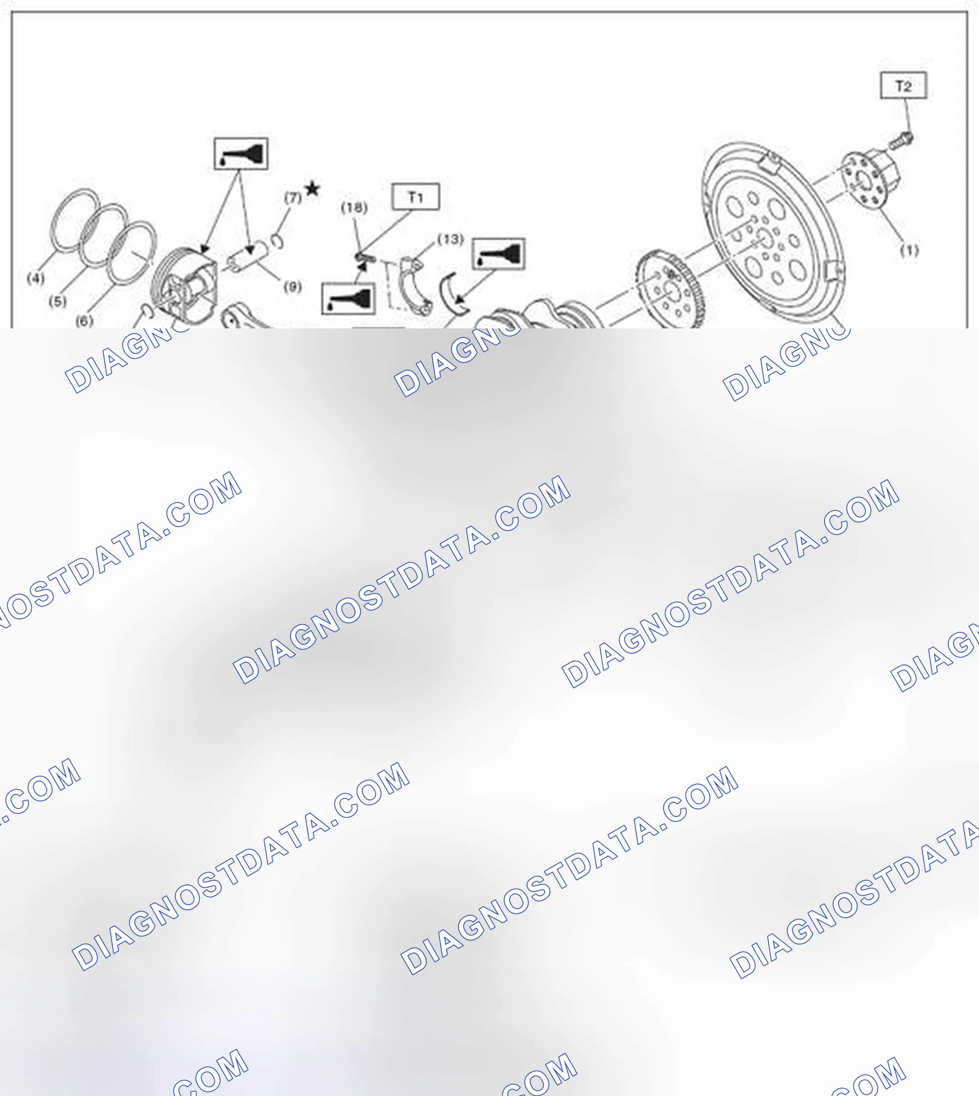 Scheme 475: CRANKSHAFT AND PISTON