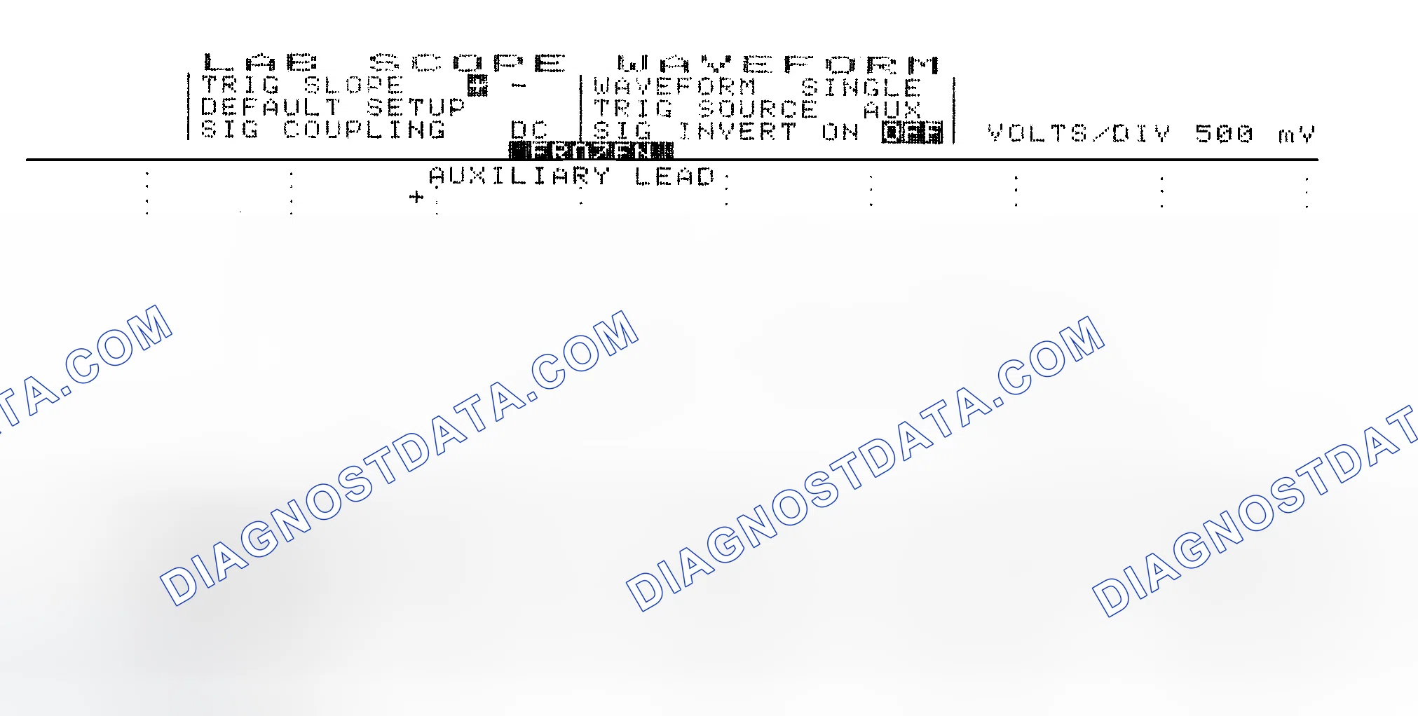 Scheme 14: Single Injector w/Excessive Current Flow - Current Pattern