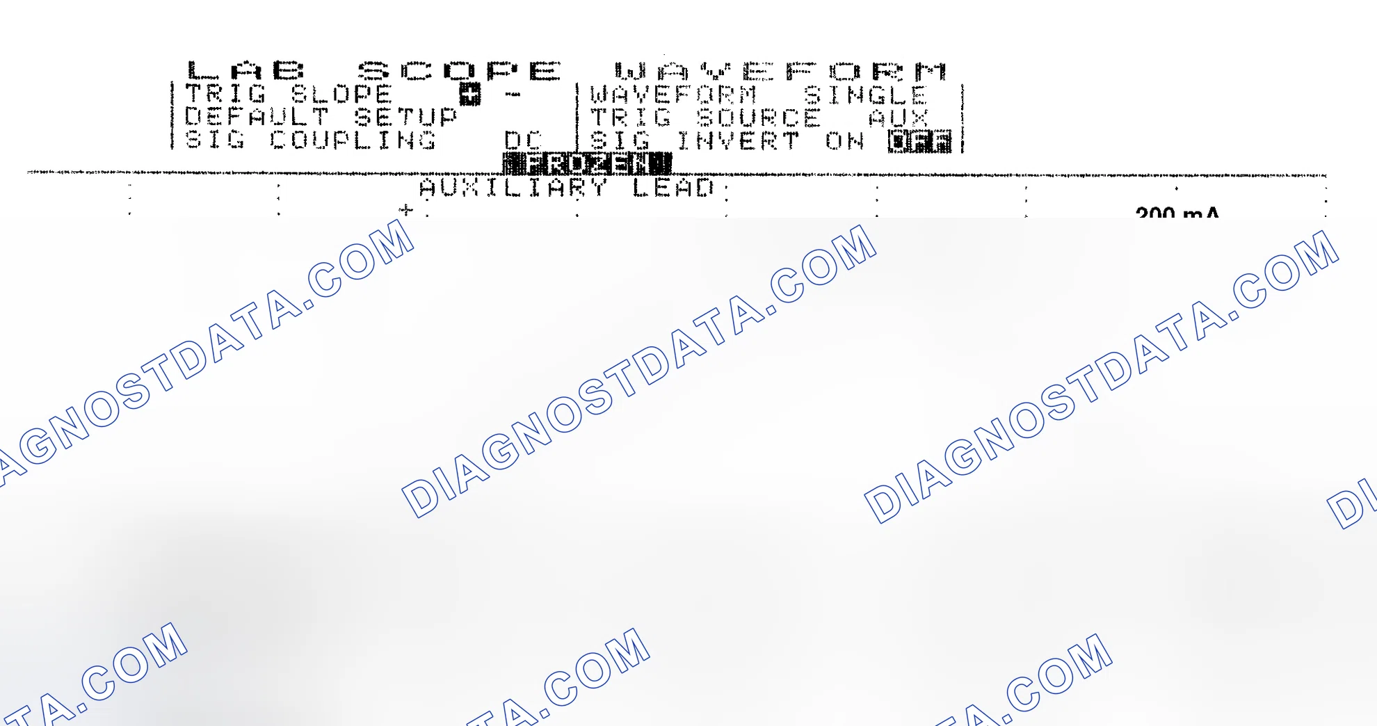 Scheme 13: Single Injector w/Normal Current Flow - Current Pattern