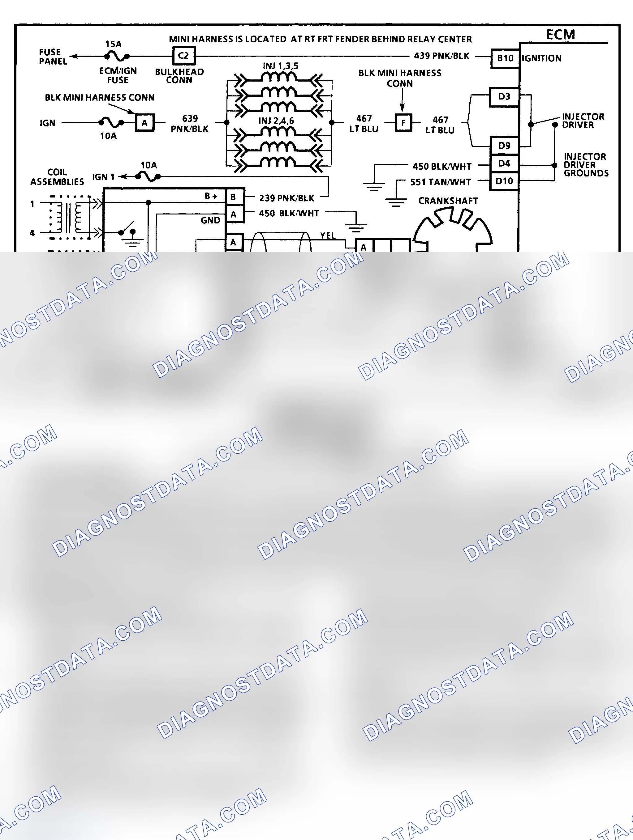 Scheme 174: DIS Misfire - 3.1L (VIN T) "W" Body - C4F Chart