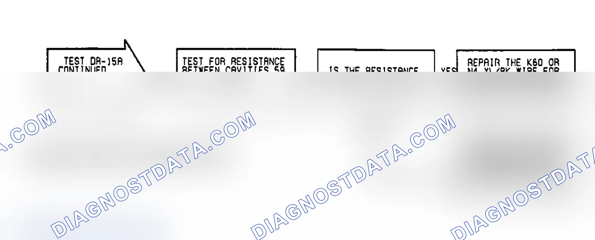 Scheme 106: Test DR-15A, Code 25: (4 of 4) AIS Motor Circuits