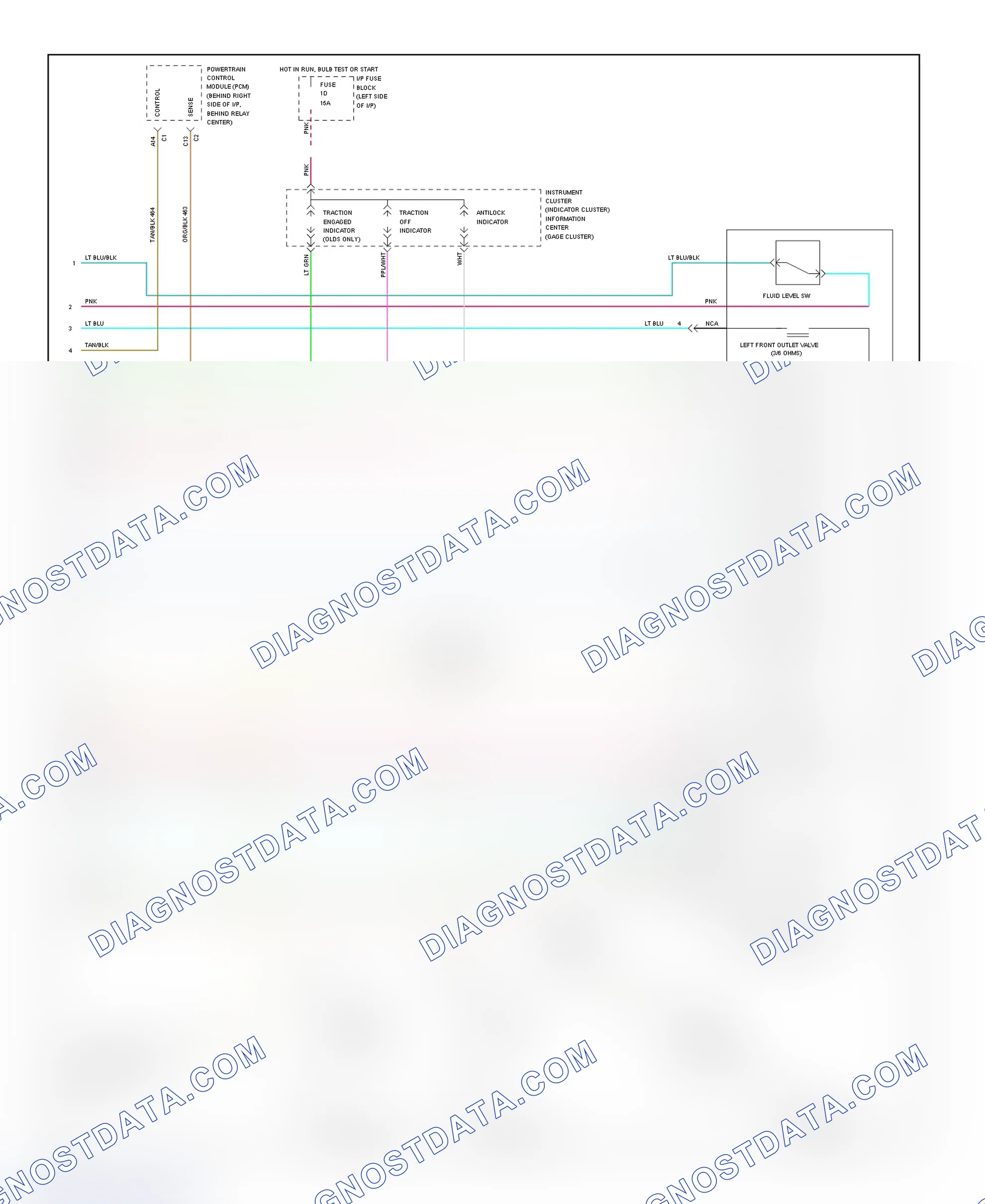 Scheme 66: ABS/TCS Wiring Diagram (2 Of 2)