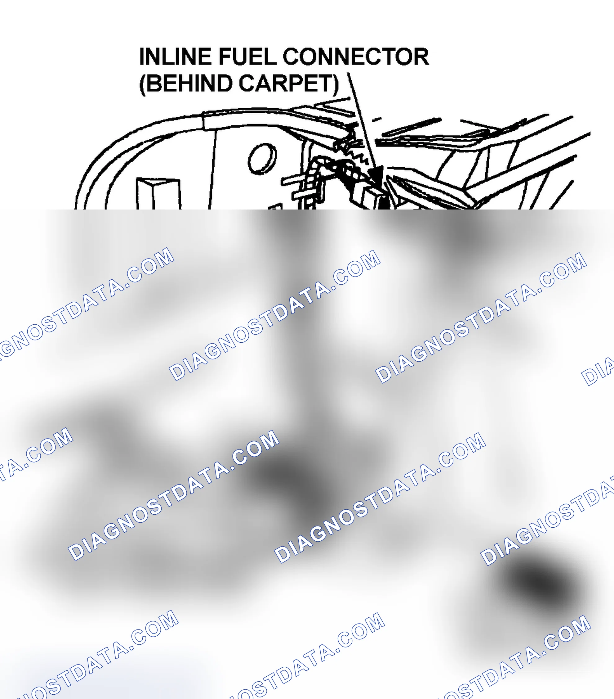 Scheme 31: Fuel Pump Test Connector Component Location (Saturn)