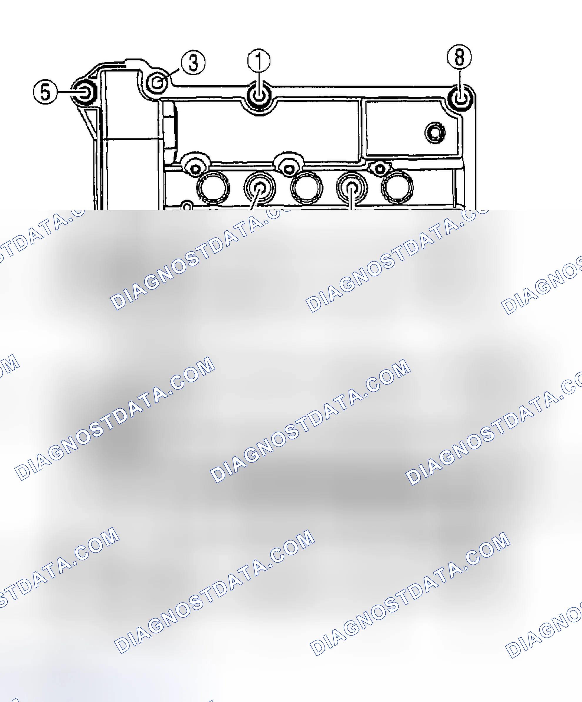 Scheme 117: CYLINDER HEAD COVER DISASSEMBLY NOTE