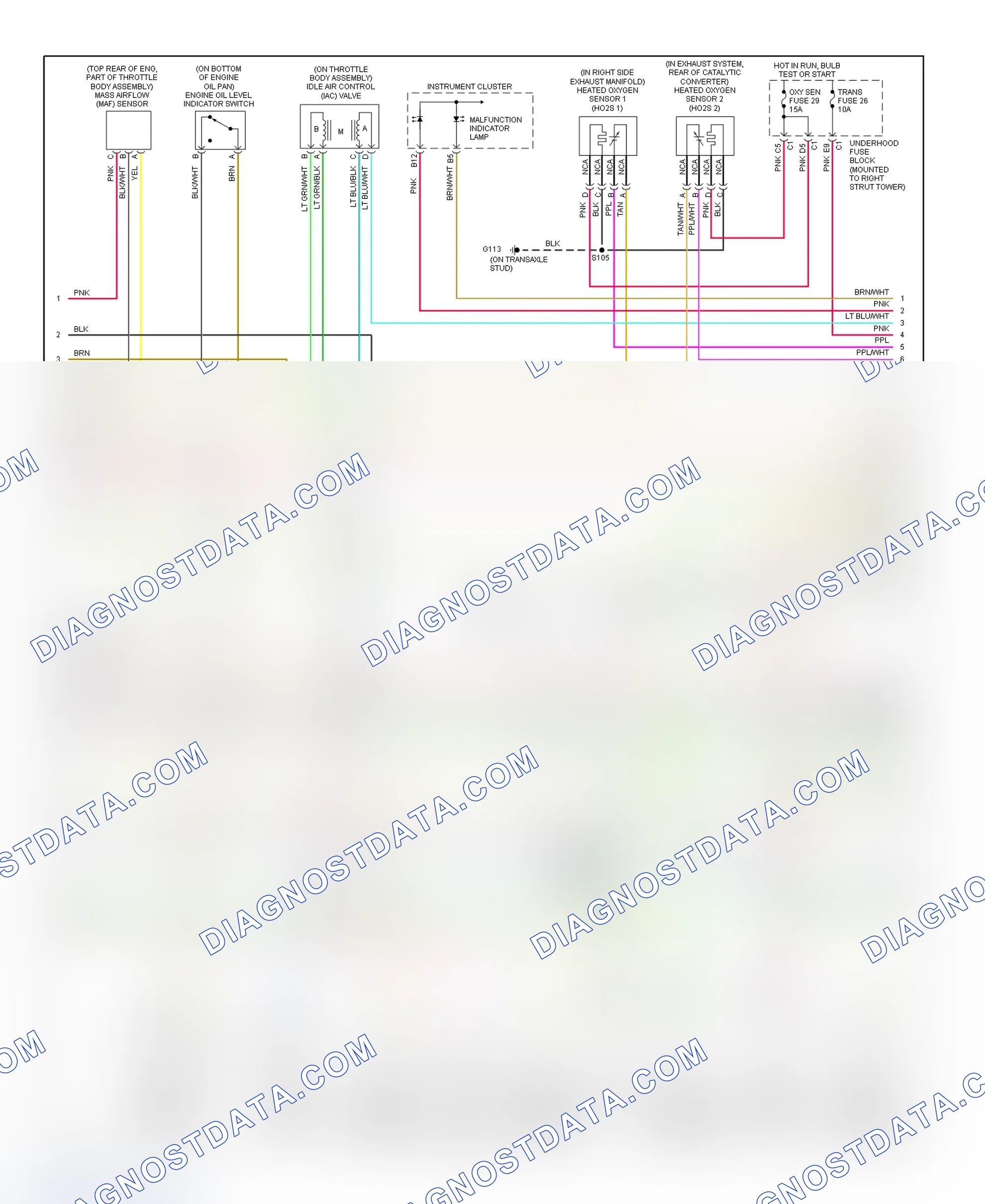 Scheme 198: PCM Wiring Diagram (Regal - 3.8L - 3 Of 4)