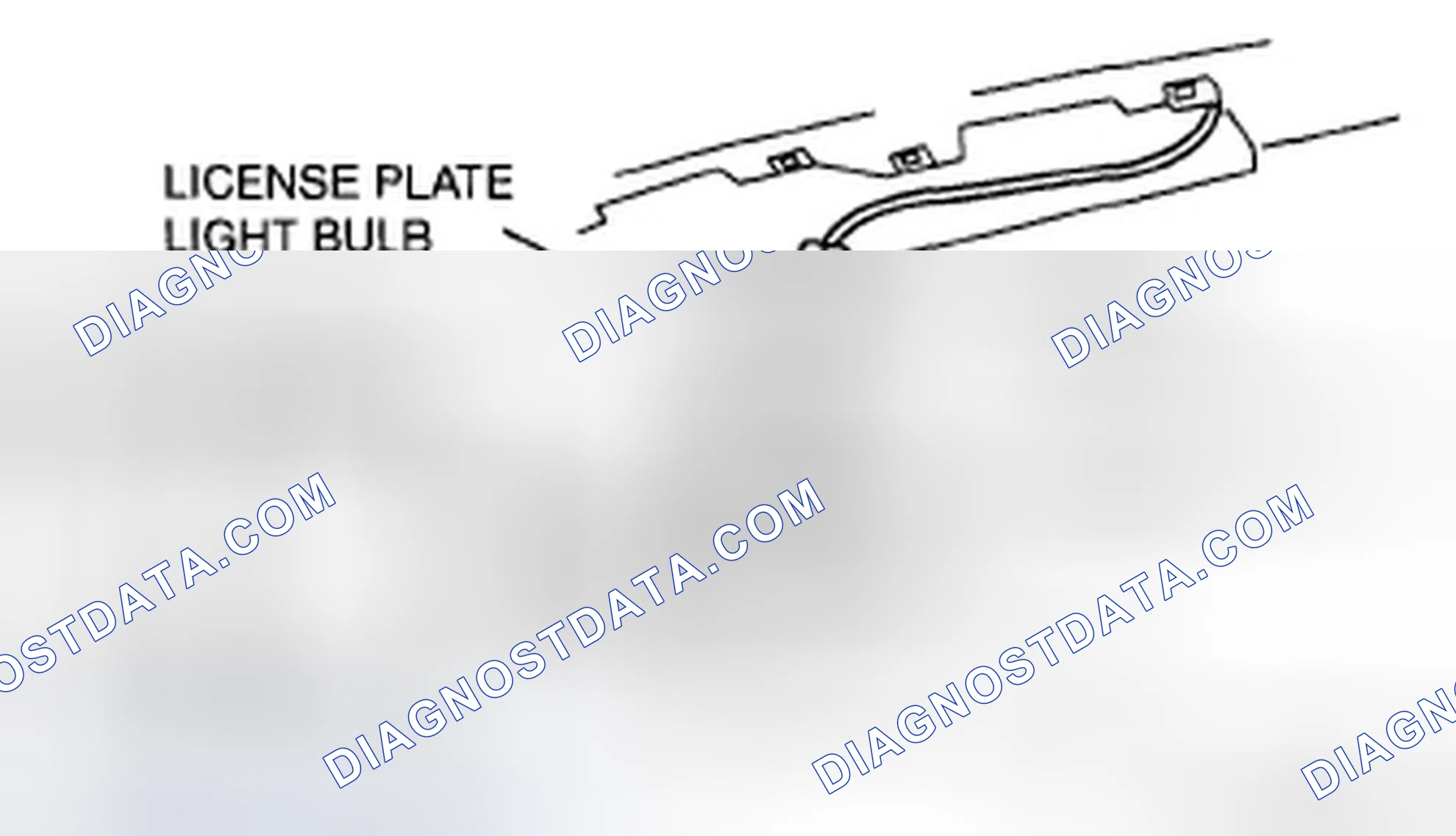 Scheme 24: LICENSE PLATE LIGHT REMOVAL/INSTALLATION